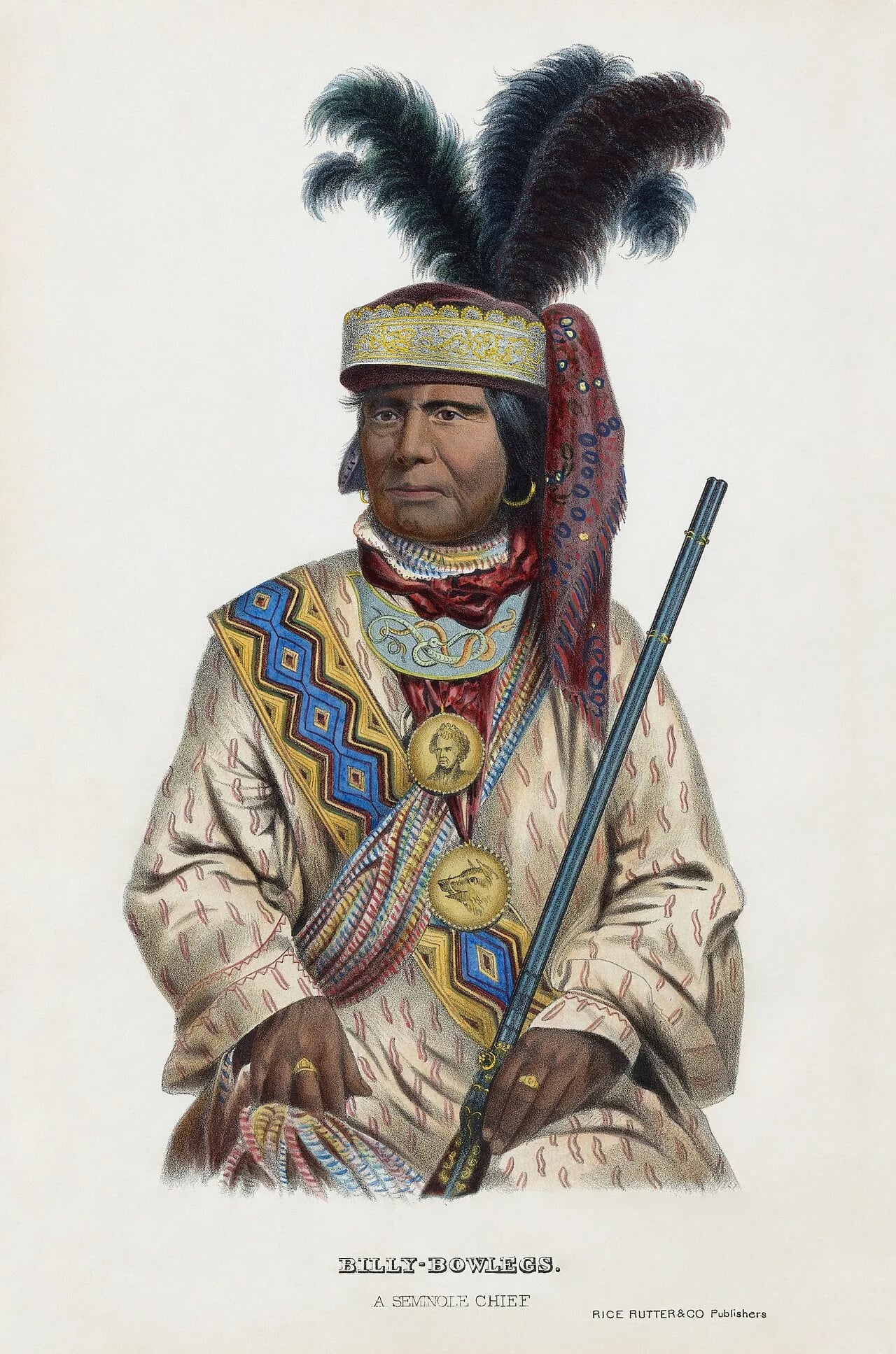 Porträt von Billy Bowlegs (1810–1859) – Gedenkseite