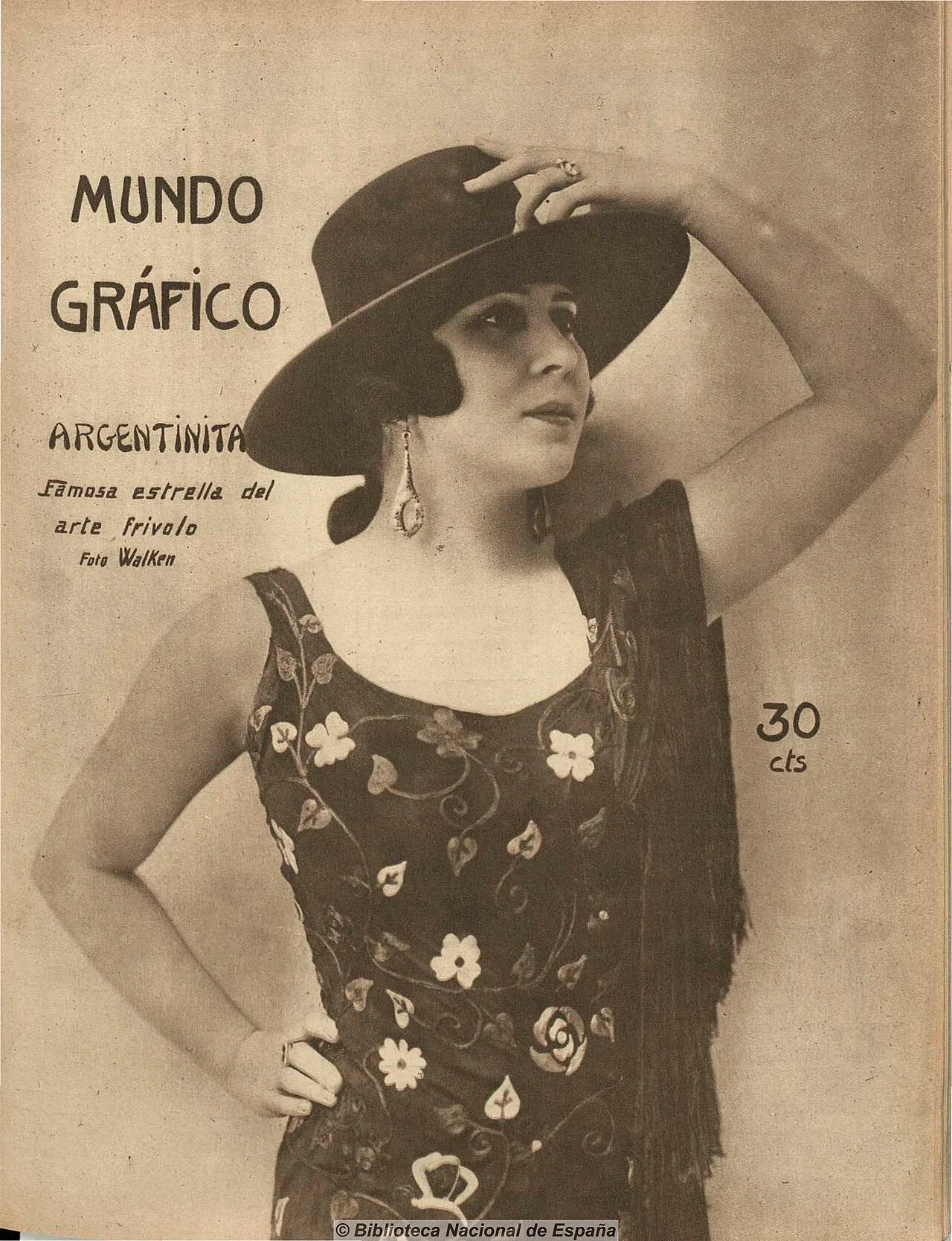 Porträt von La Argentinita (1898–1945) – Gedenkseite