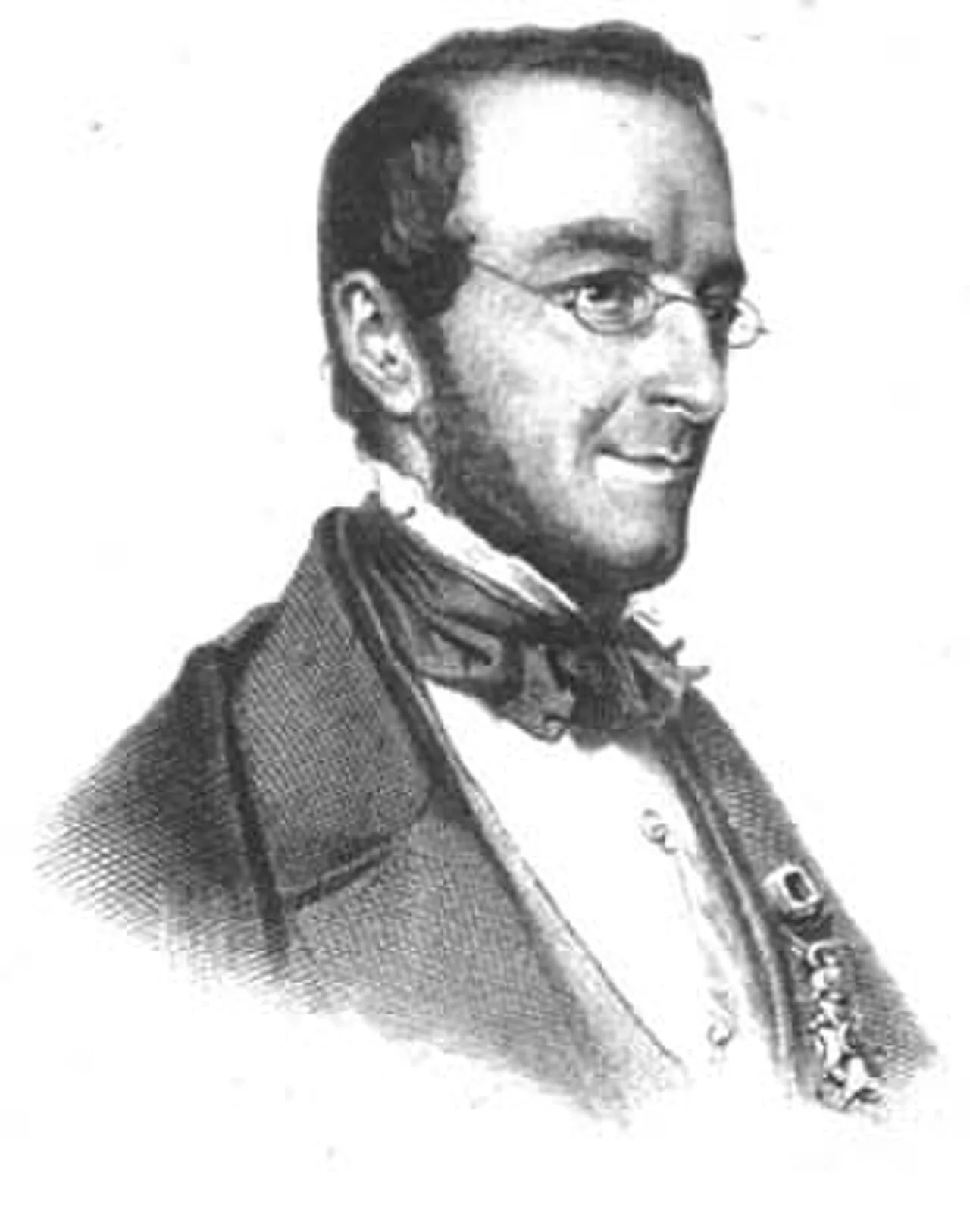 Porträt von André Hubert Dumont (1809–1857) – Gedenkseite