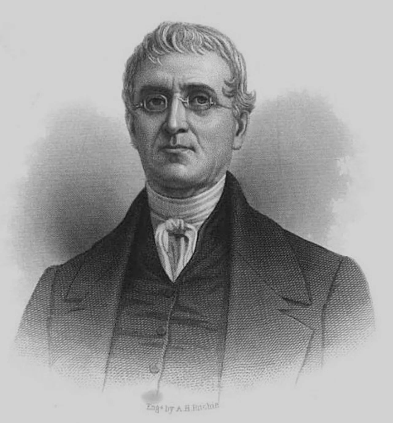 Porträt von Cyrus Alger (1782–1856) – Gedenkseite