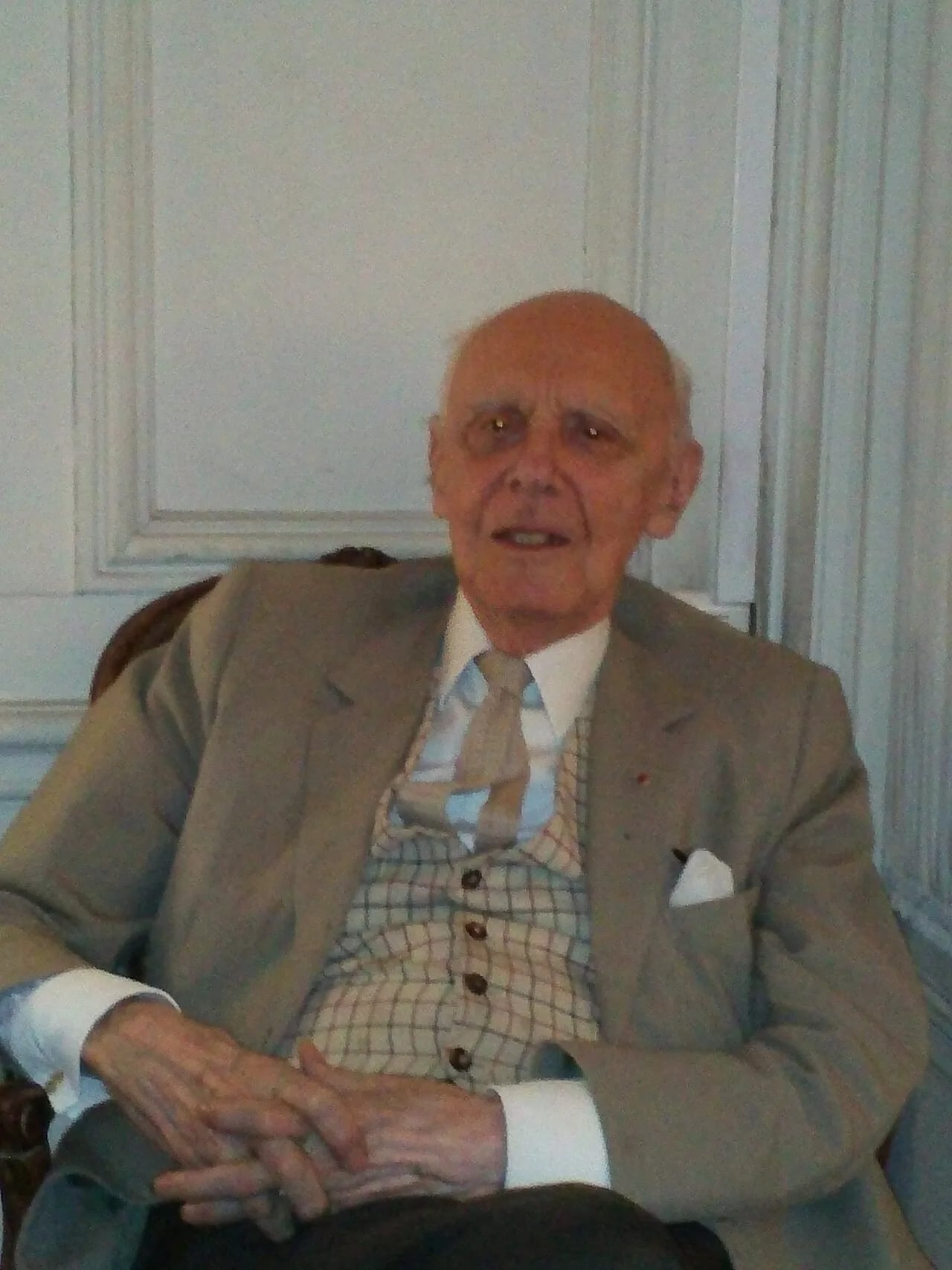 Portrait of André Lavagne (1913–2014) – memorial page