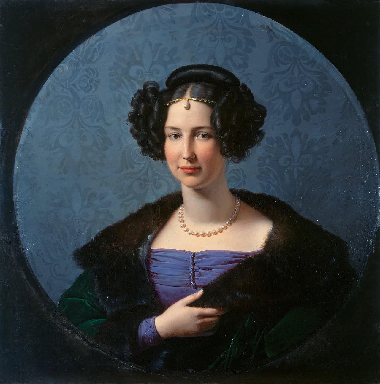 Porträt von Luise von Anhalt-Bernburg (1799–1882) – Gedenkseite