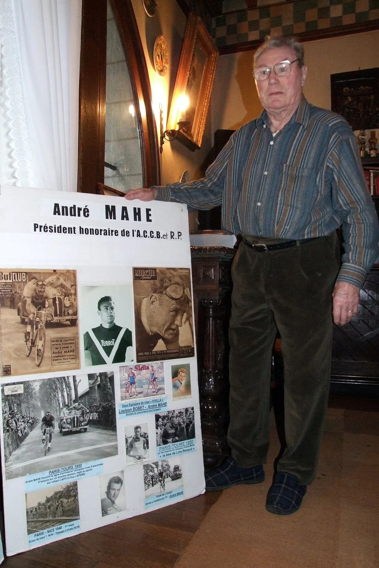 Porträt von André Mahé (1919–2010) – Gedenkseite