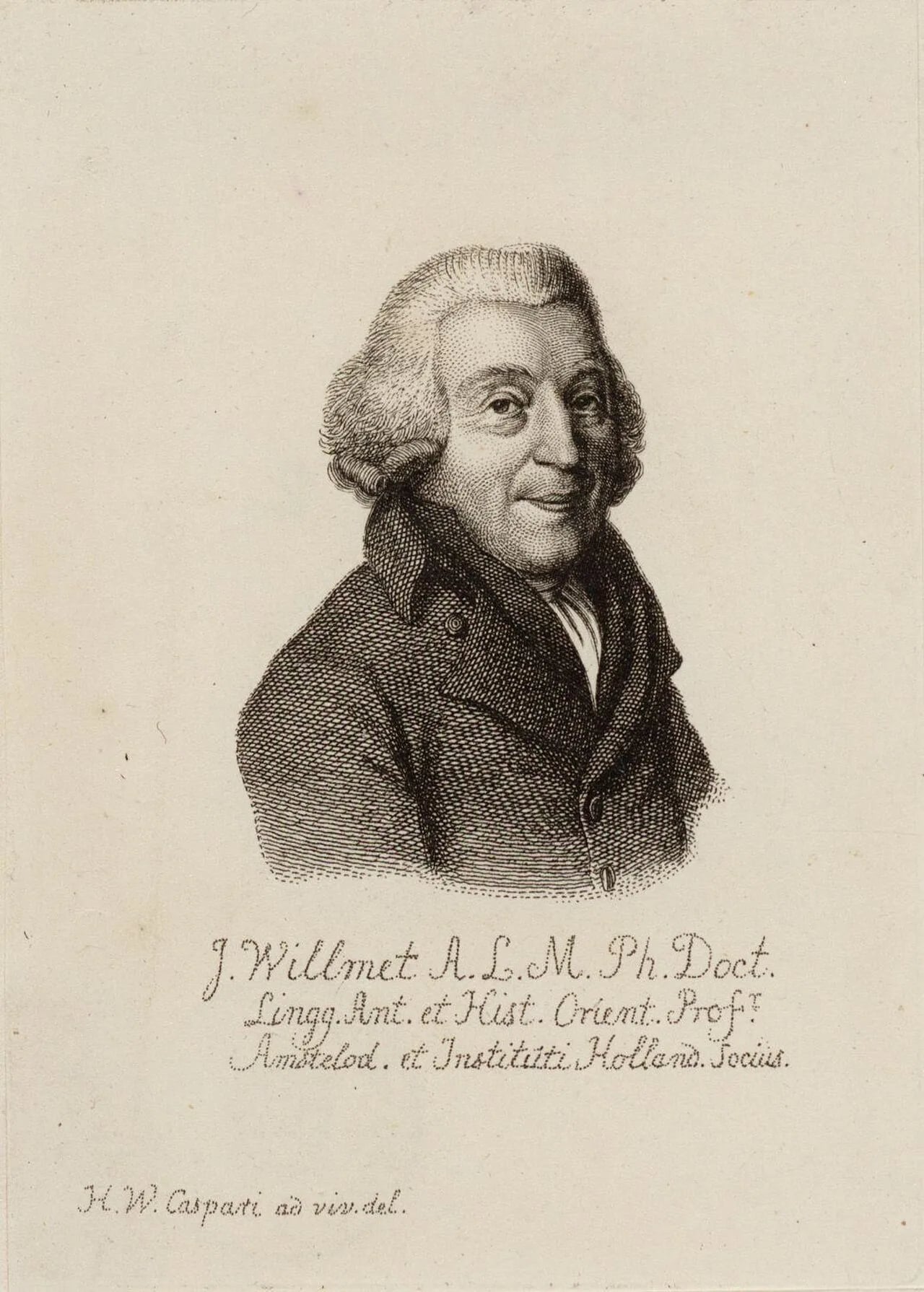 Portrait of Joannes Willmet (1750–1835) – memorial page