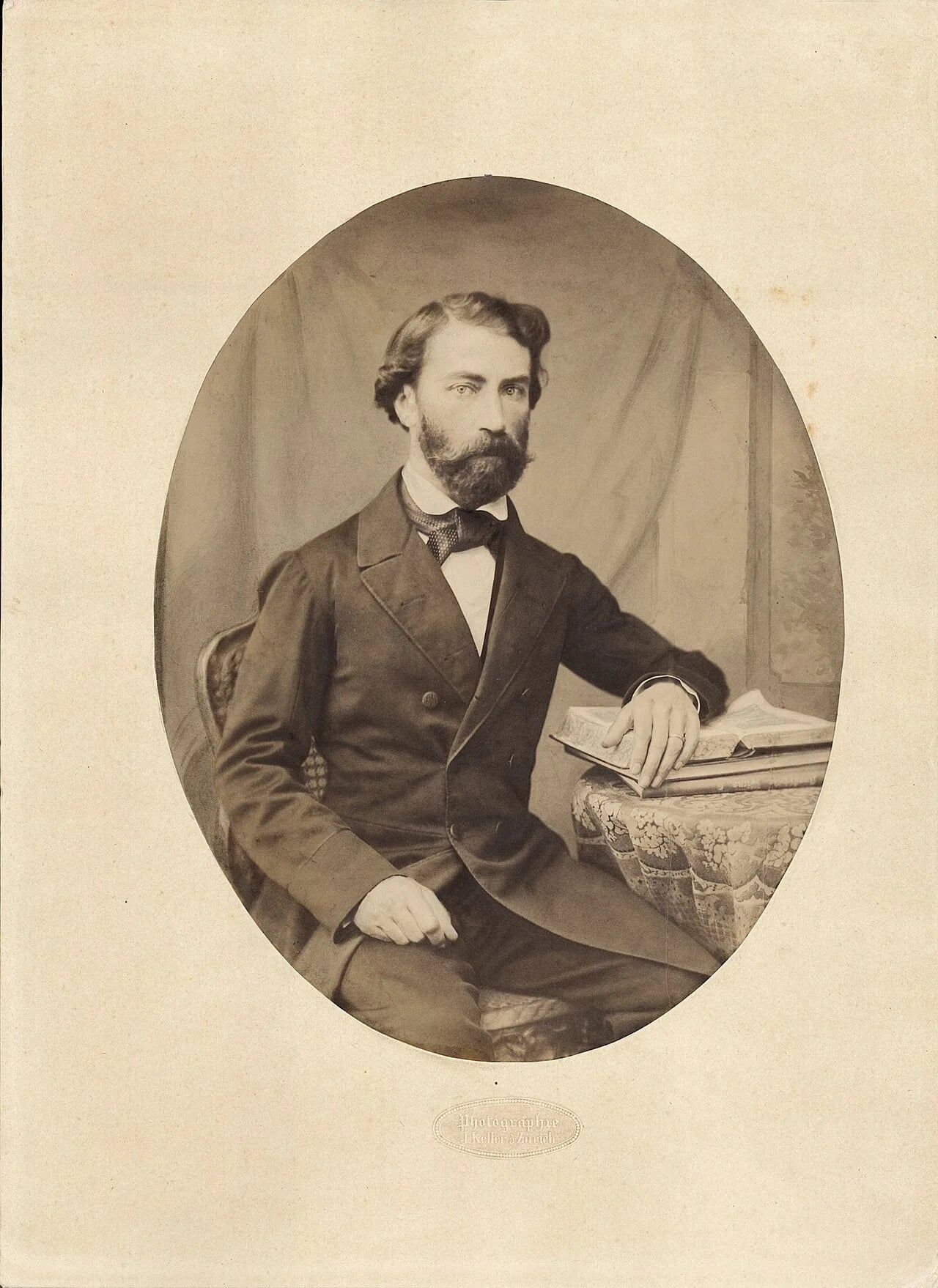 Porträt von Josef Wolfgang von Deschwanden (1819–1866) – Gedenkseite