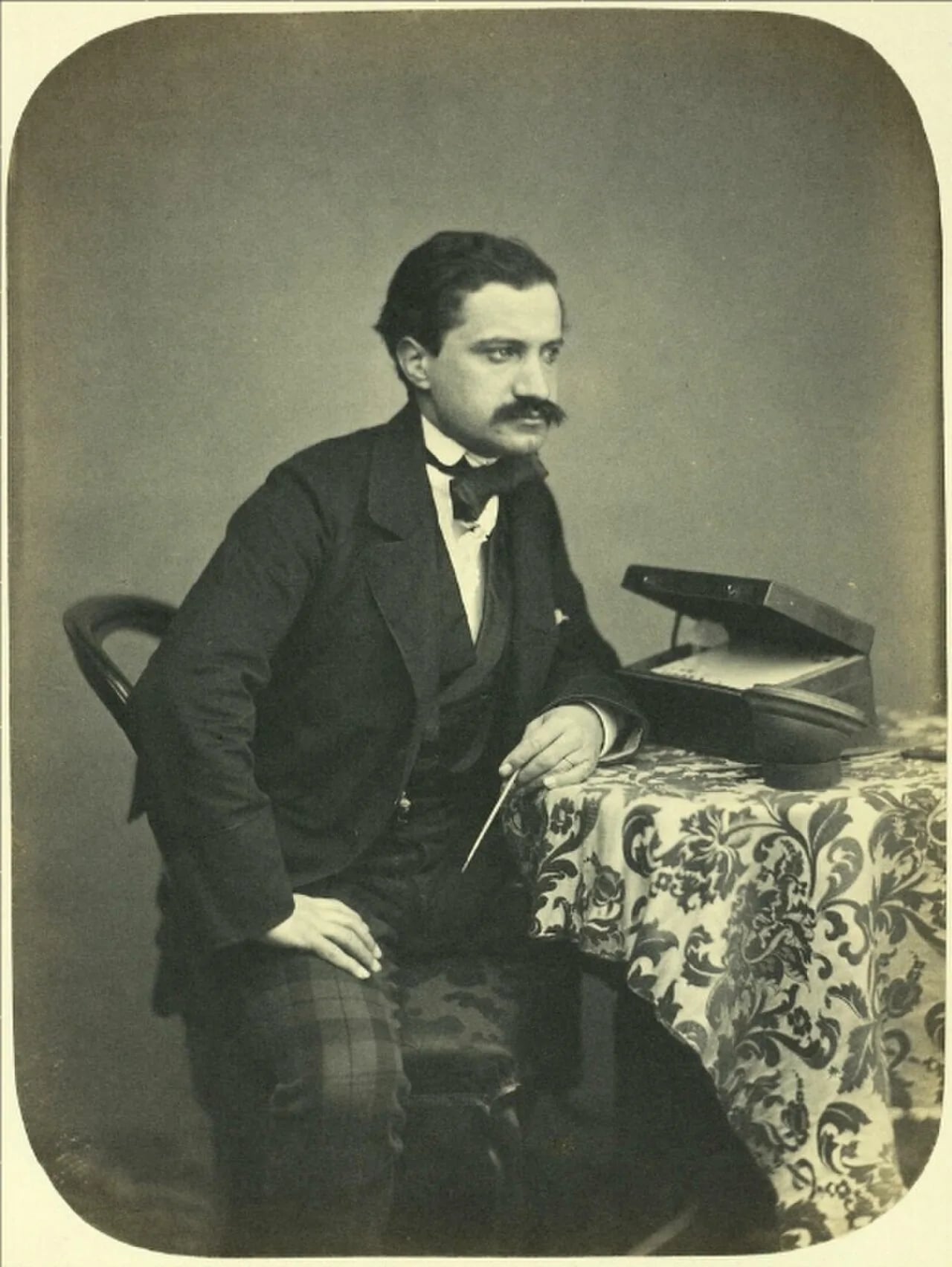 Porträt von Charles Louis Francois Glardon (1825–1887) – Gedenkseite