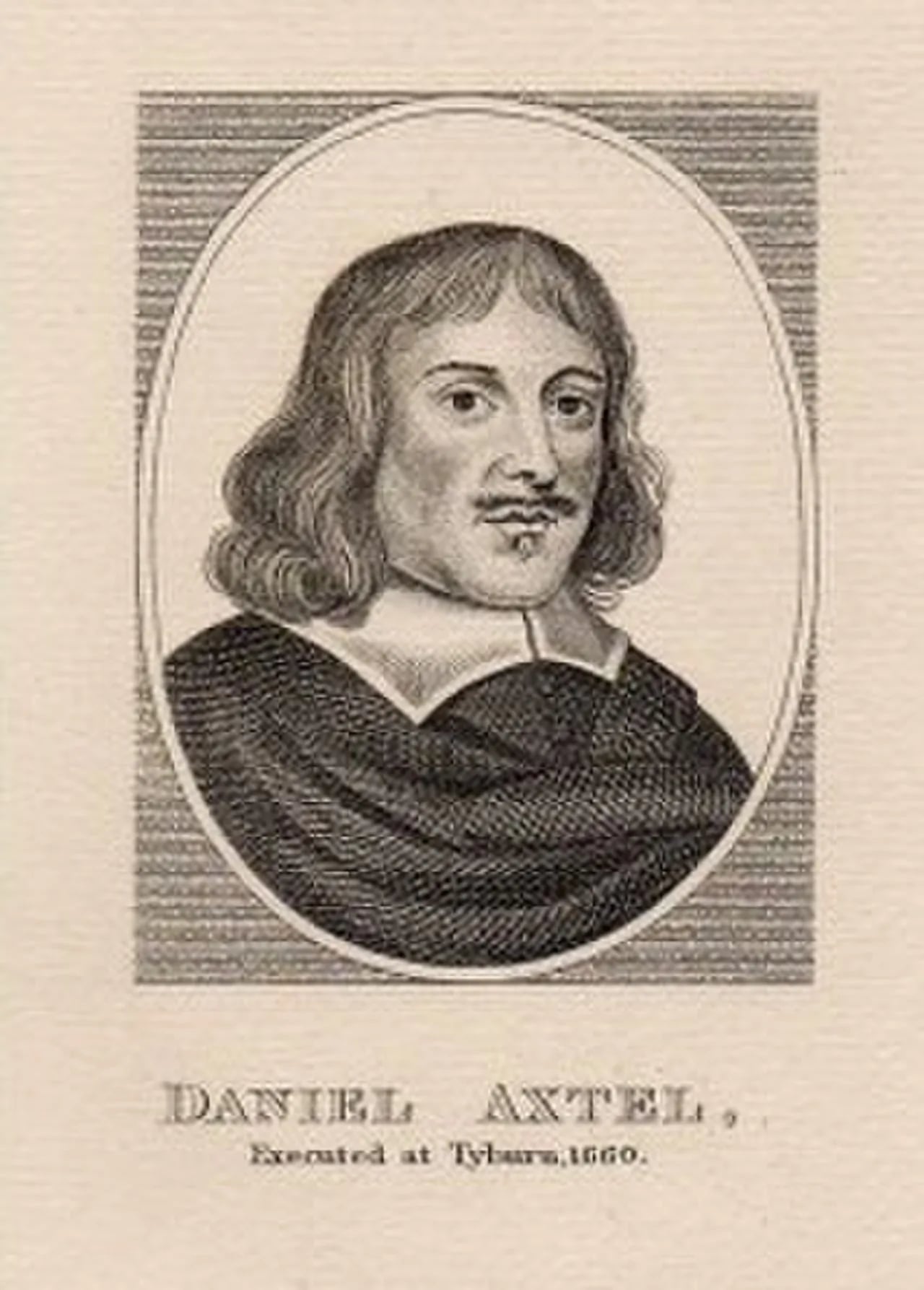 Porträt von Daniel Axtell (1622–1660) – Gedenkseite