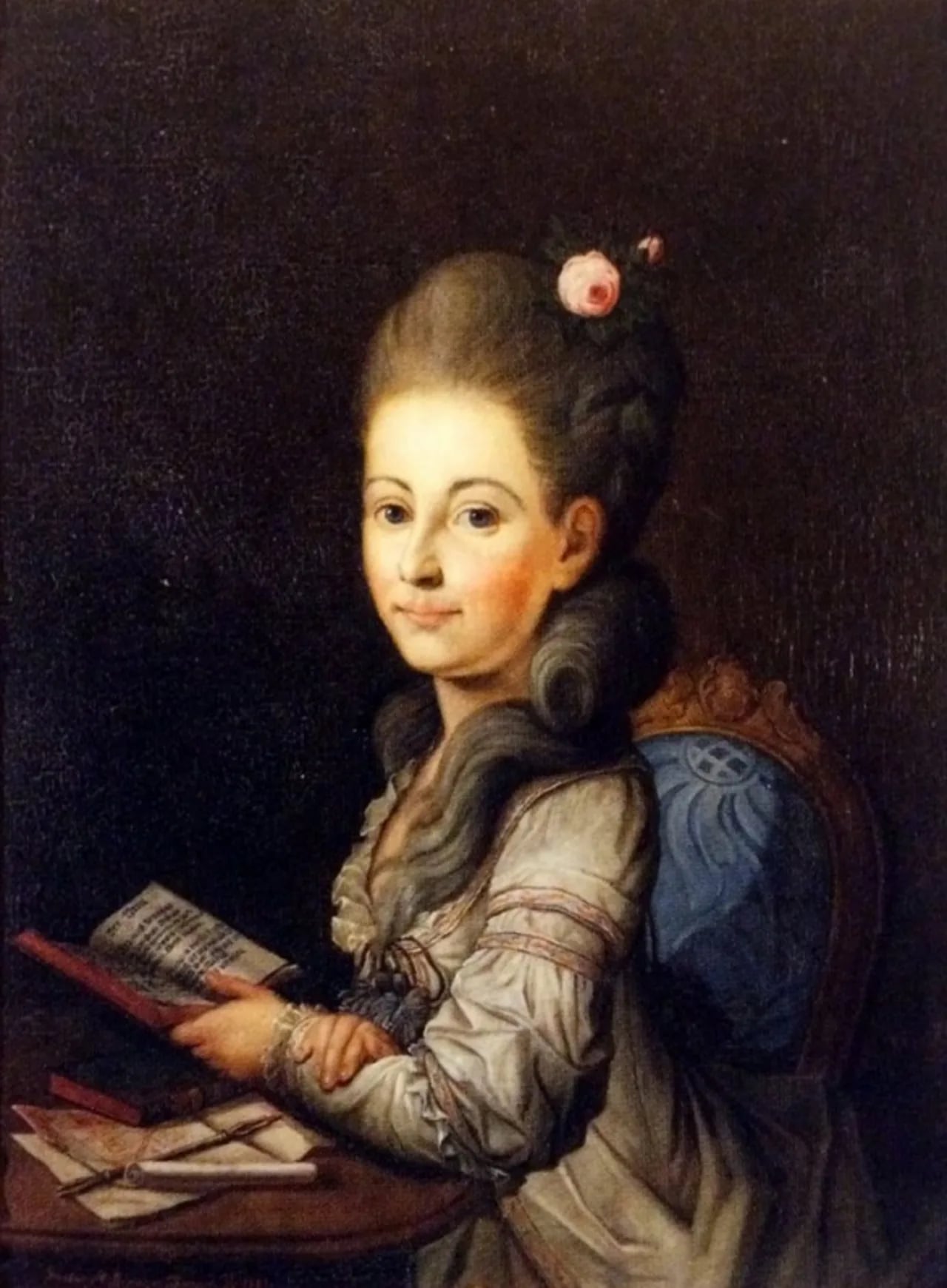 Porträt von Anna Emilie von Anhalt-Köthen-Pleß (1770–1830) – Gedenkseite
