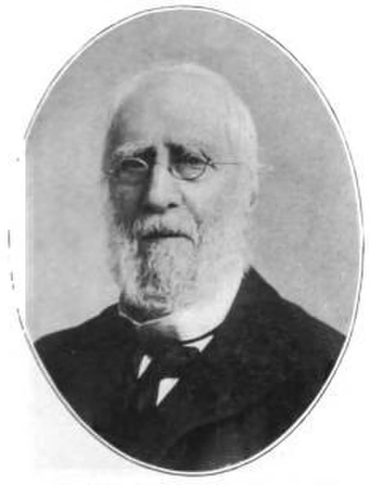 Porträt von Daniel F. Tiemann (1805–1899) – Gedenkseite