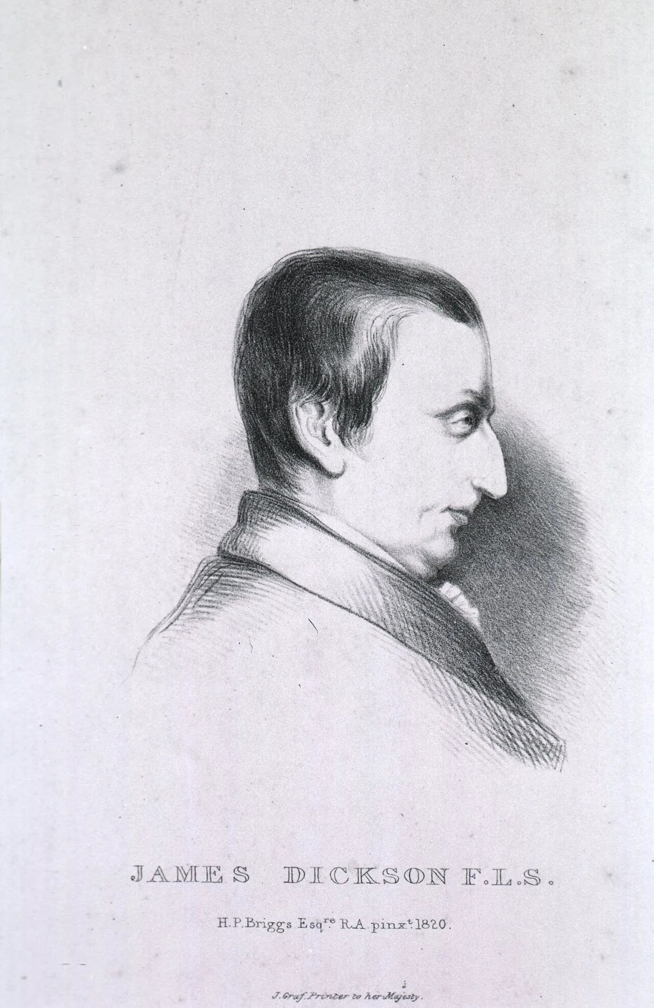 Porträt von James Dickson (1738–1822) – Gedenkseite