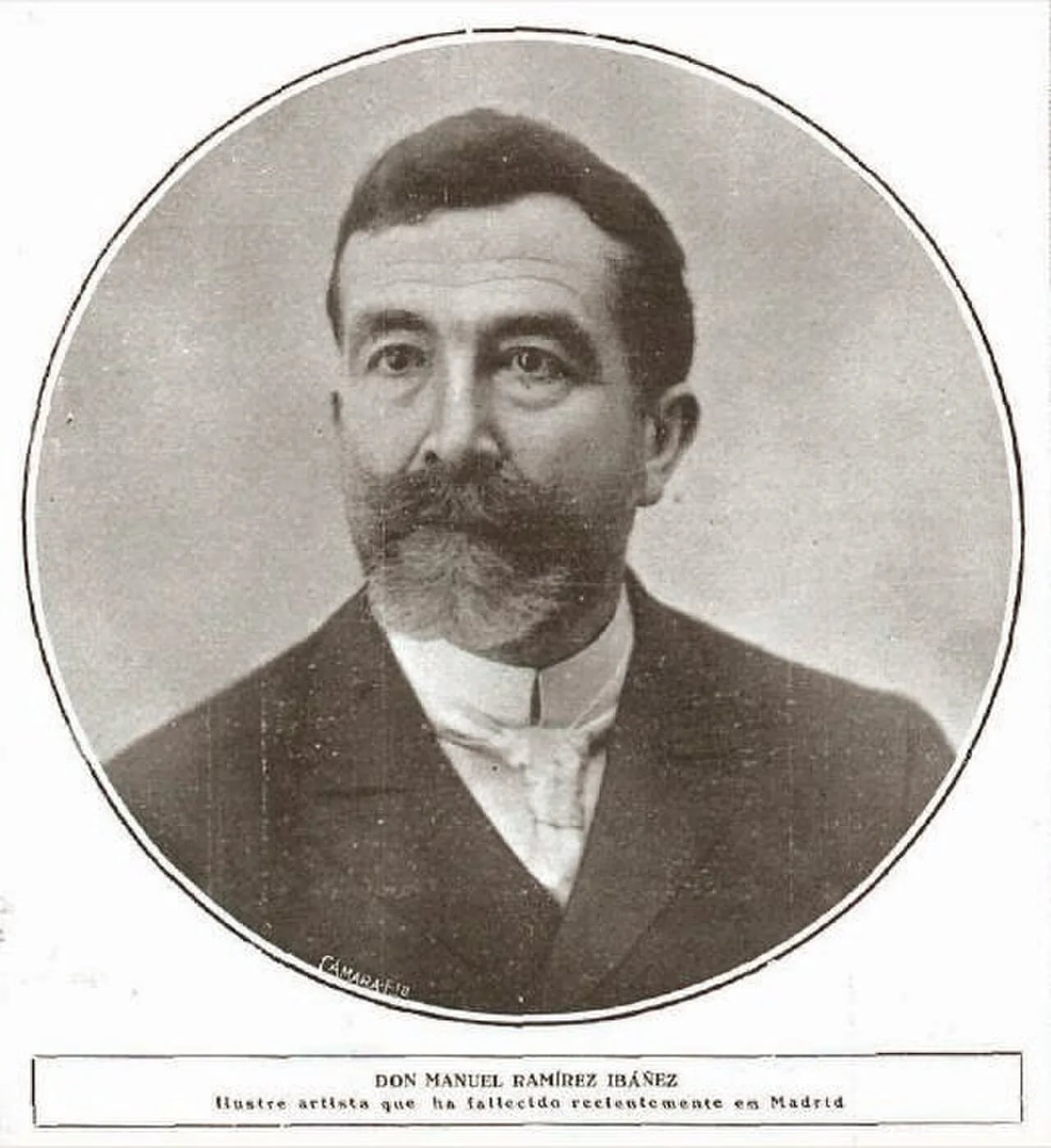 Porträt von Manuel Ramírez Ibáñez (1856–1925) – Gedenkseite