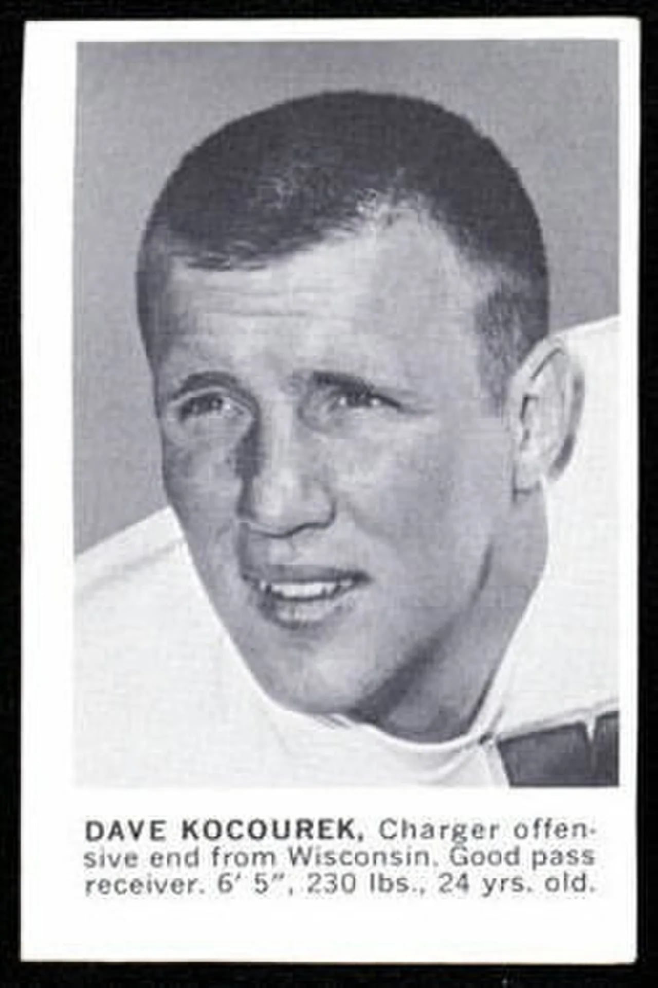 Portrait of Dave Kocourek (1937–2013) – memorial page