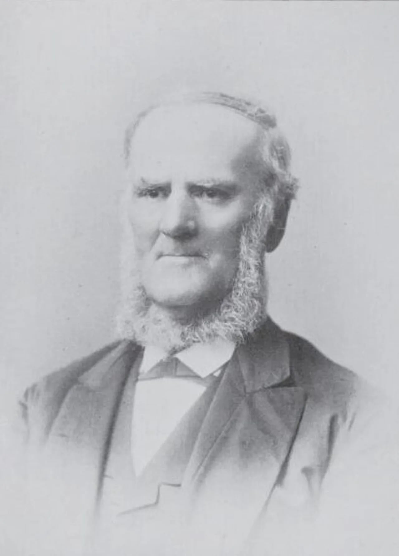 Portrait of David Bower (1819–1898) – memorial page