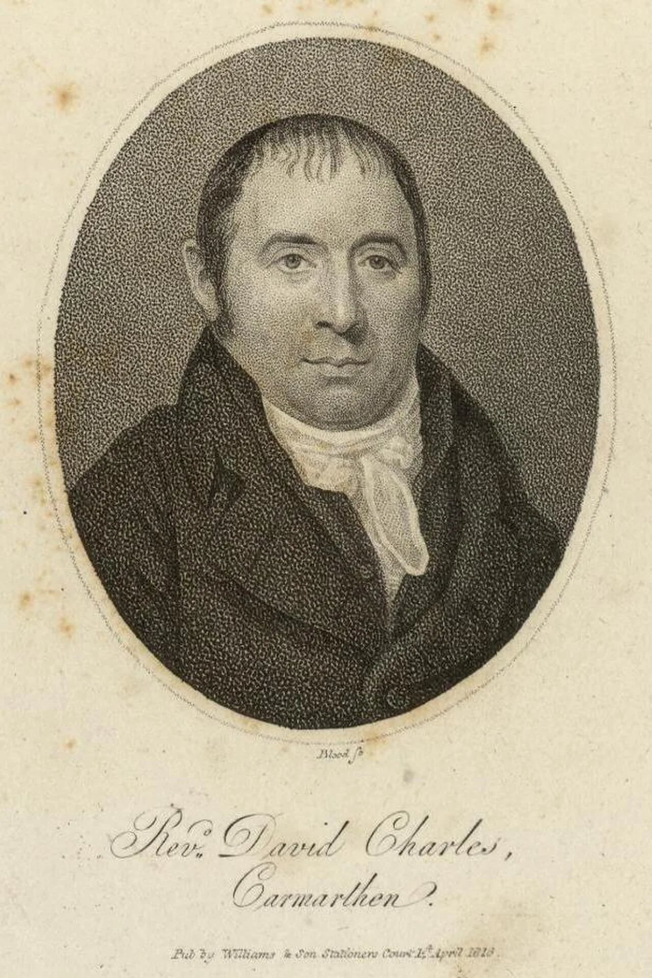 Portrait of David Charles (1762–1834) – memorial page