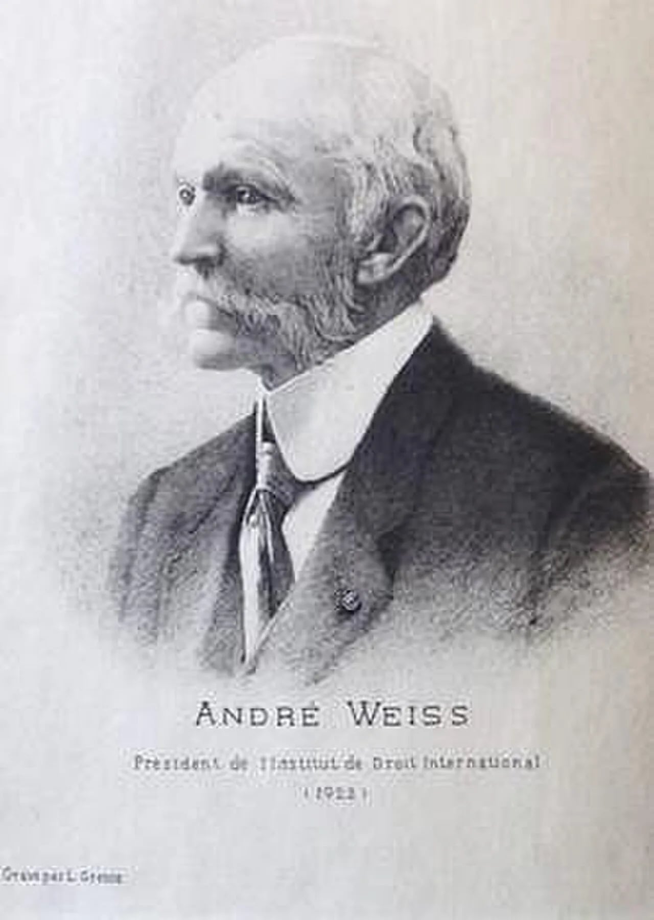 Portrait of André Weiss (1858–1928) – memorial page