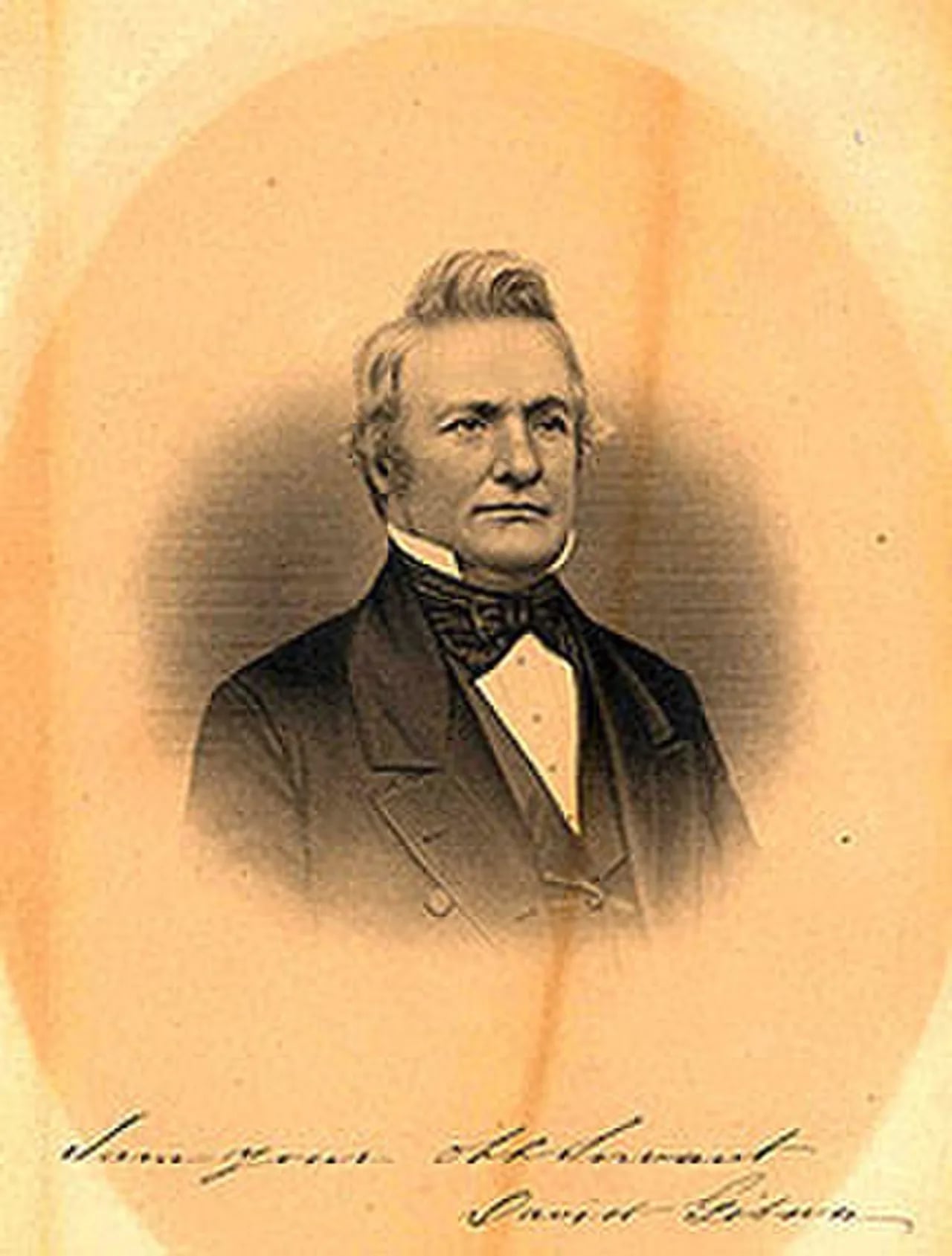 Portrait of David Gibson (1804–1864) – memorial page