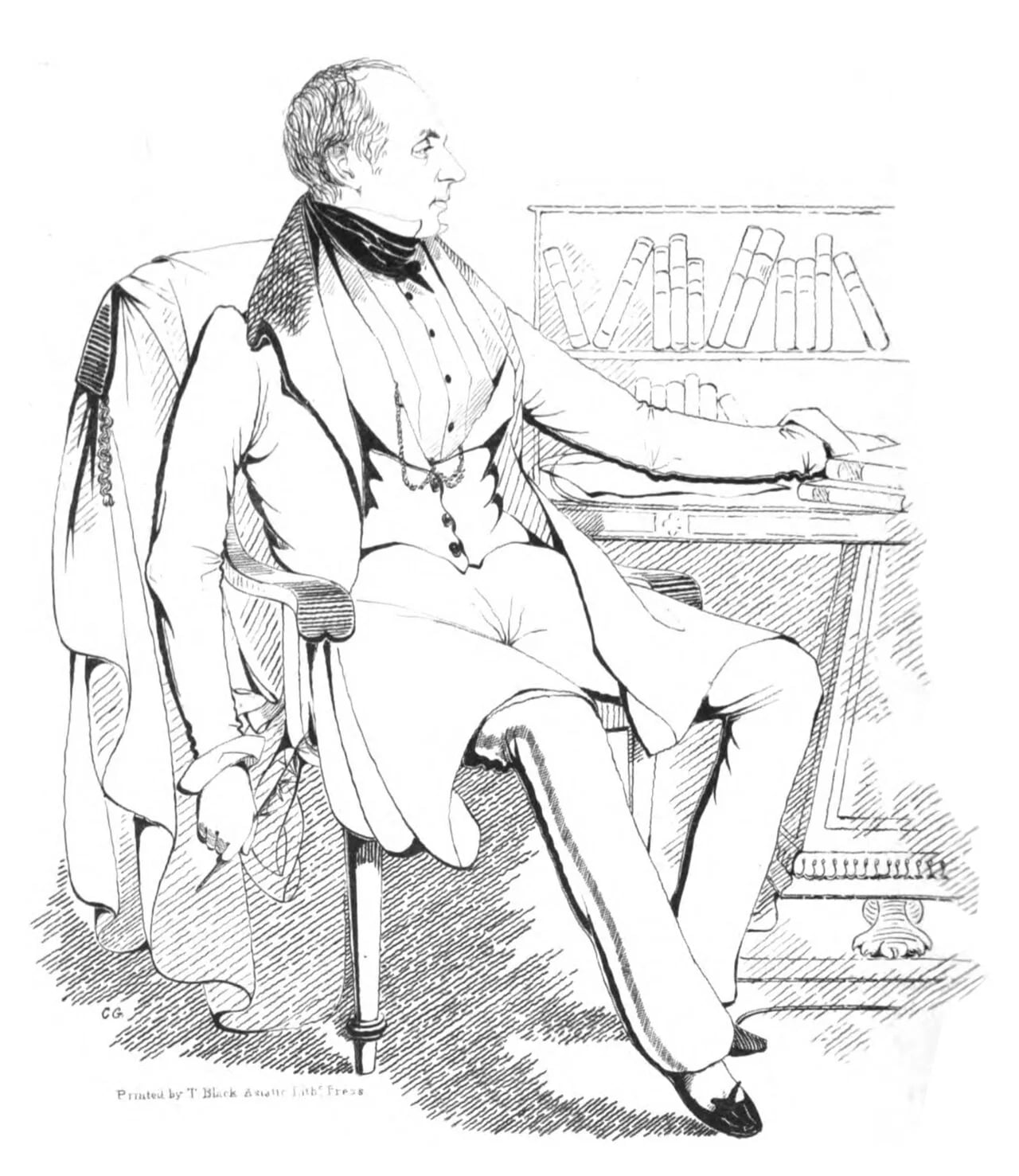 Portrait of David Lester Richardson (1801–1865) – memorial page