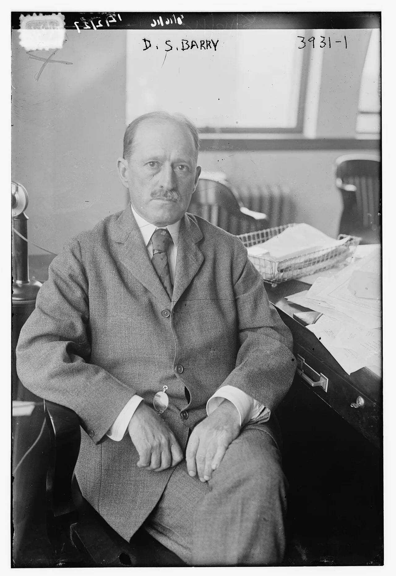 Portrait of David S. Barry (1859–1936) – memorial page