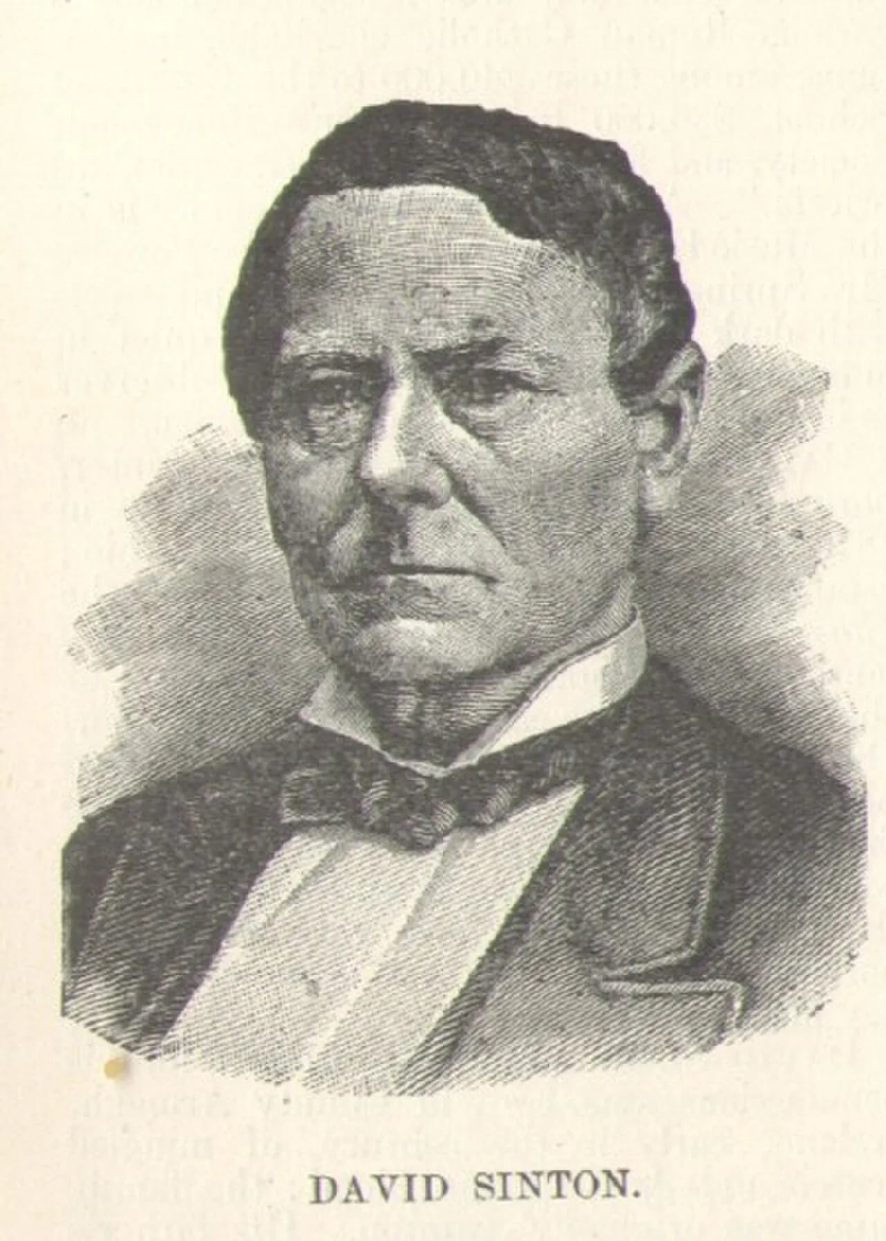 Portrait of David Sinton (1808–1900) – memorial page