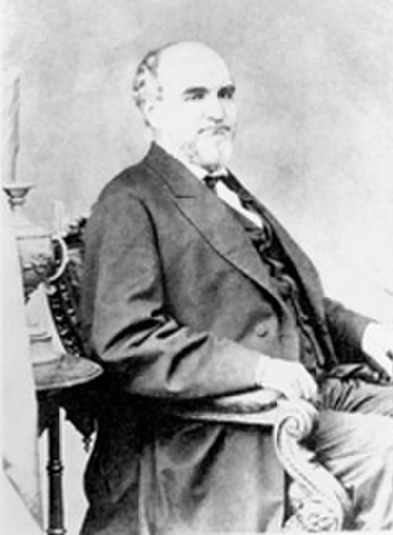 Portrait of David T. Patterson (1818–1891) – memorial page