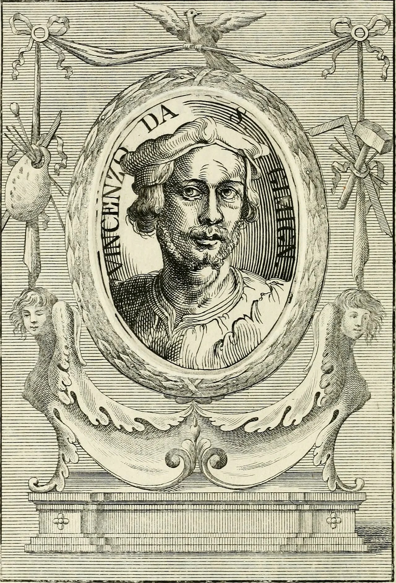 Porträt von Vincenzo di Benedetto di Chele Tamagni (1492–1530) – Gedenkseite