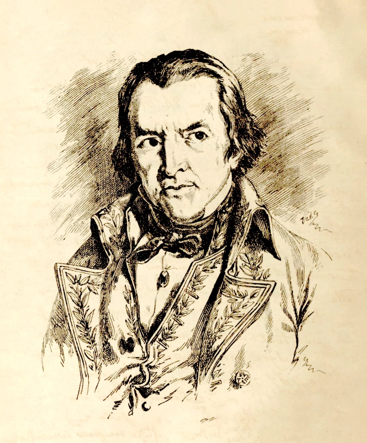 Porträt von Joseph Lakanal (1762–1845) – Gedenkseite