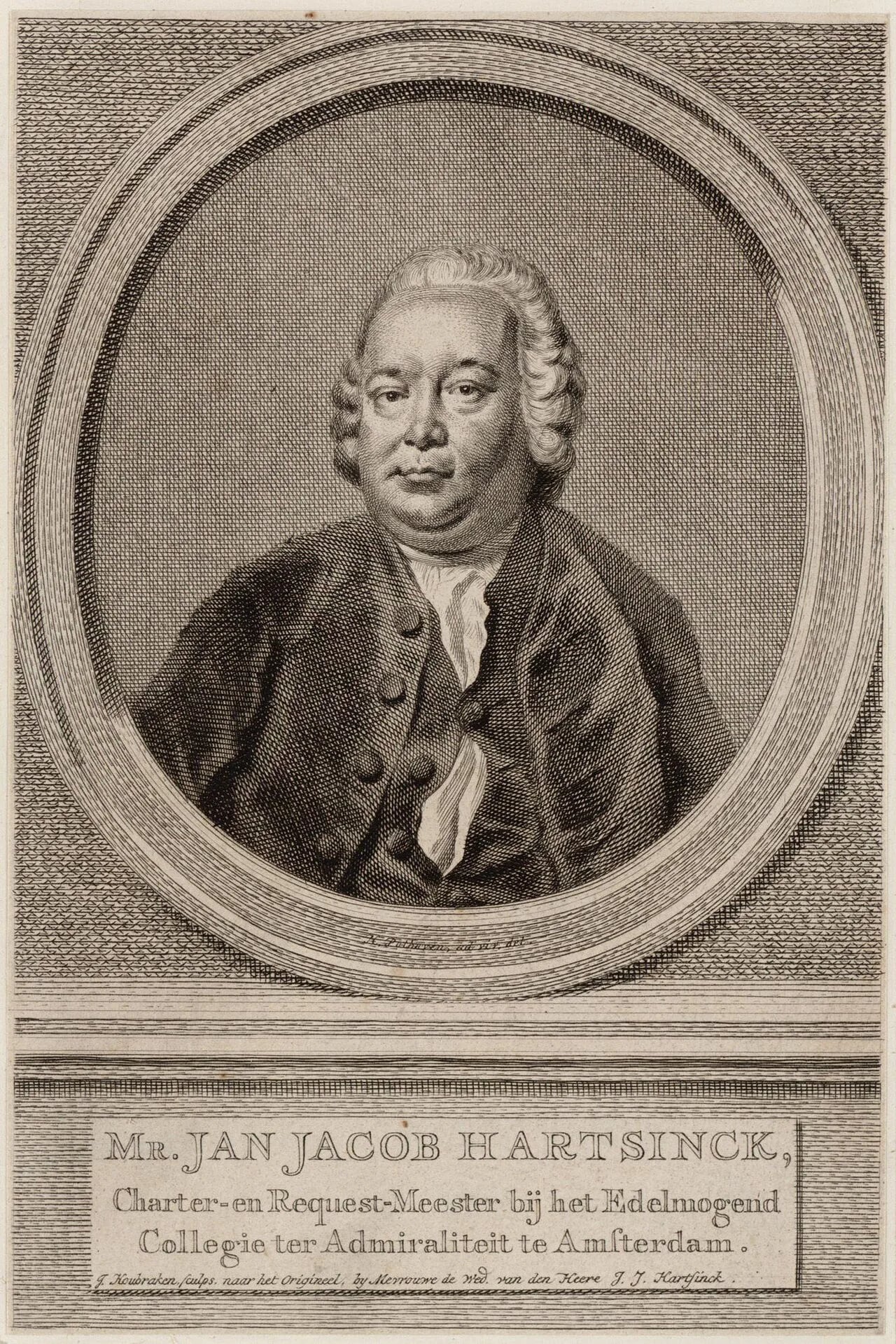 Portrait of Jan Jacob Hartsinck (1716–1779) – memorial page