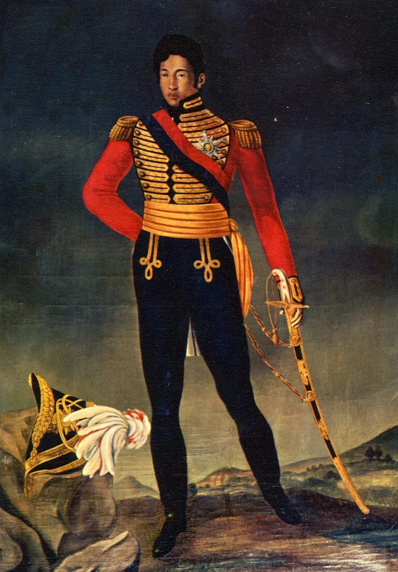 Porträt von Radama I. (1793–1828) – Gedenkseite