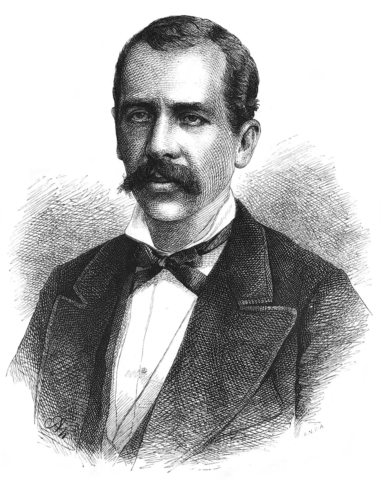 Porträt von Tobias Barreto (1839–1889) – Gedenkseite
