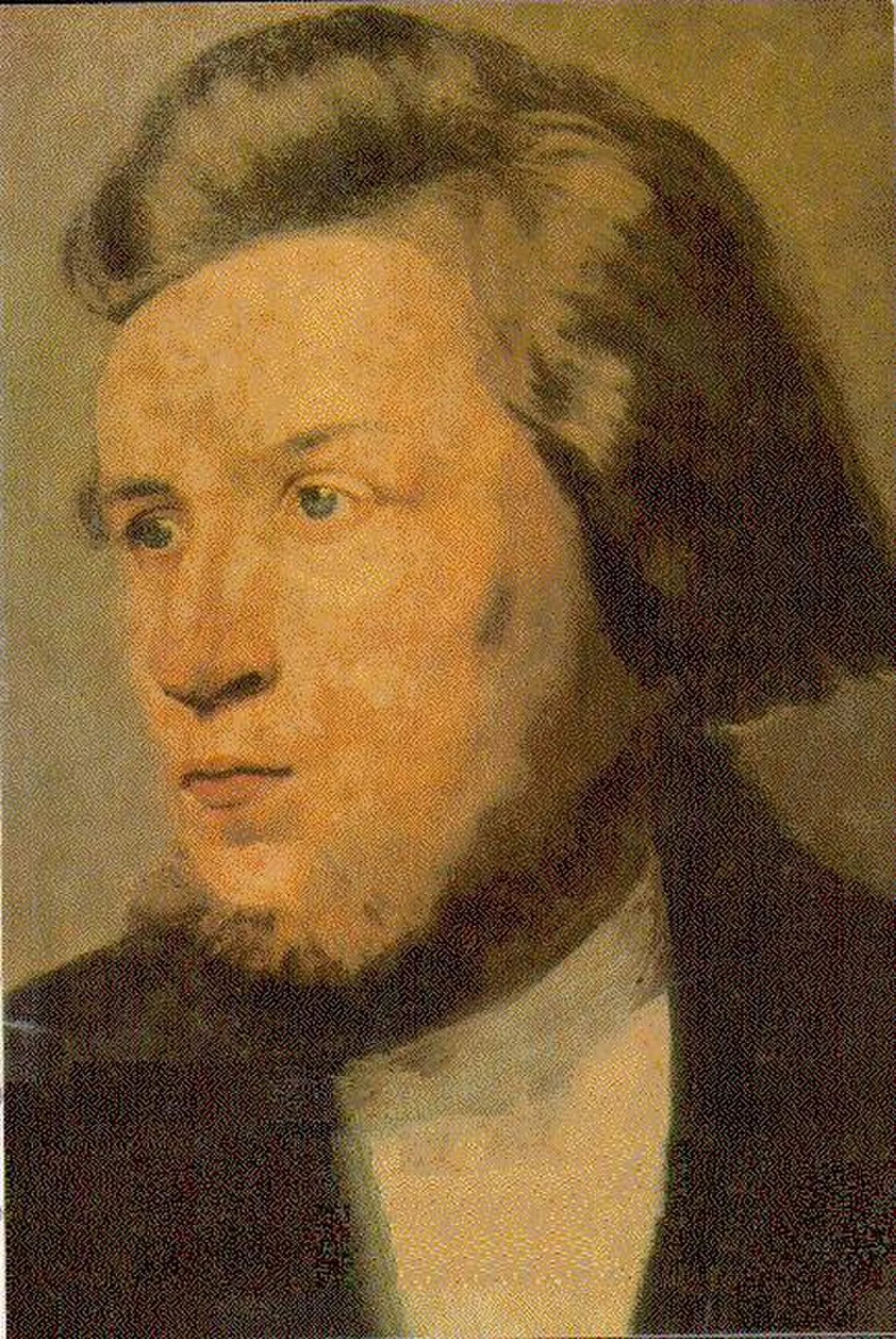 Porträt von Hans Nielsen Hauge (1771–1824) – Gedenkseite