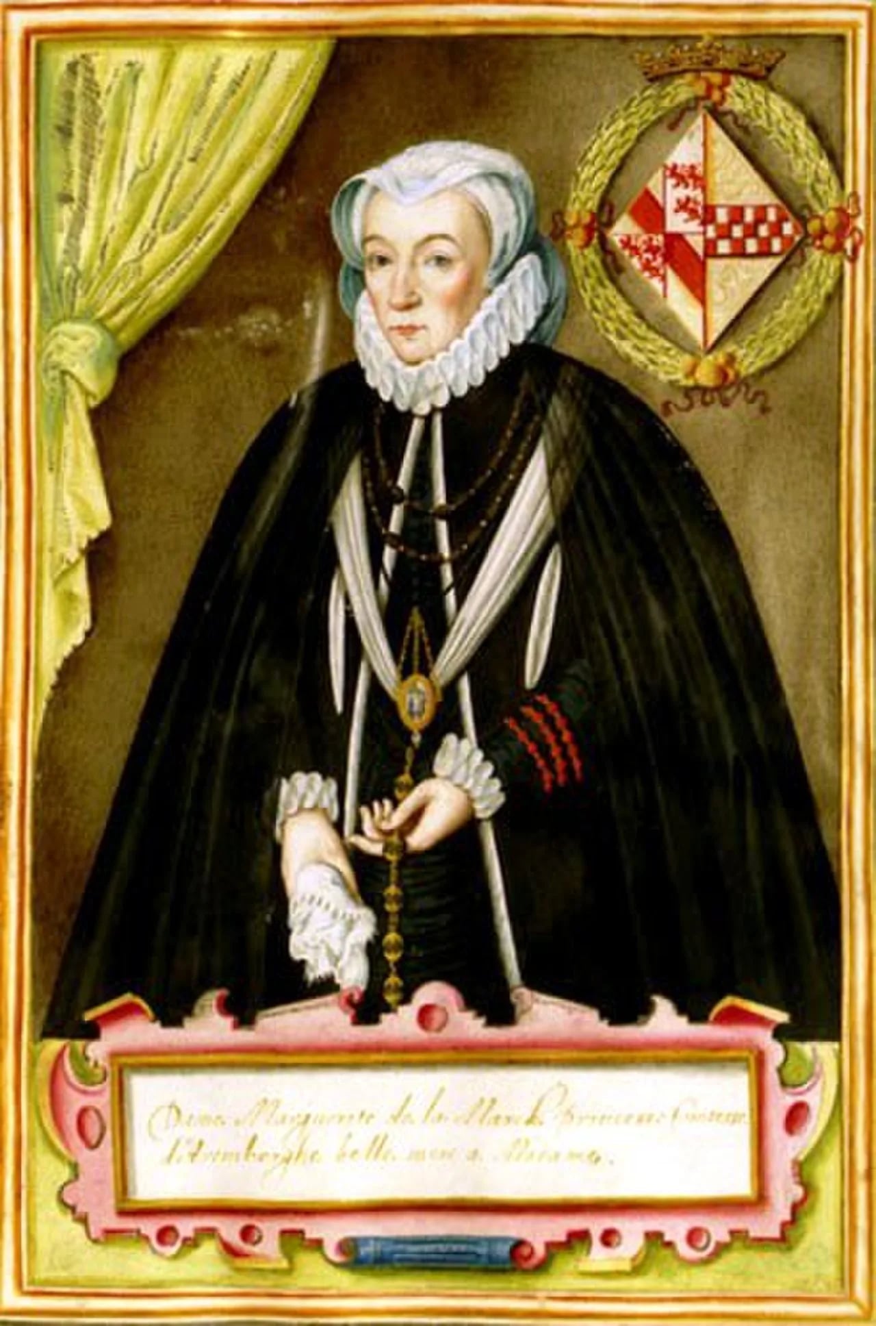 Portrait of Margaretha von der Marck-Arenberg (1527–1599) – memorial page