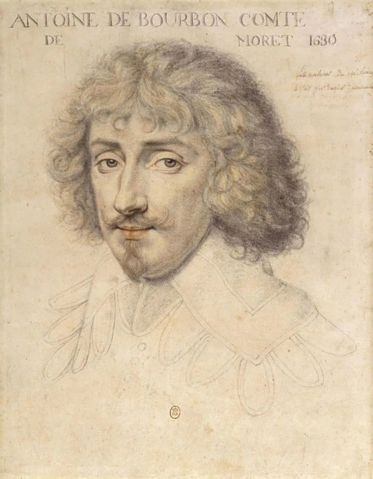 Portrait of Antoine de Bourbon, comte de Moret (1607–1632) – memorial page