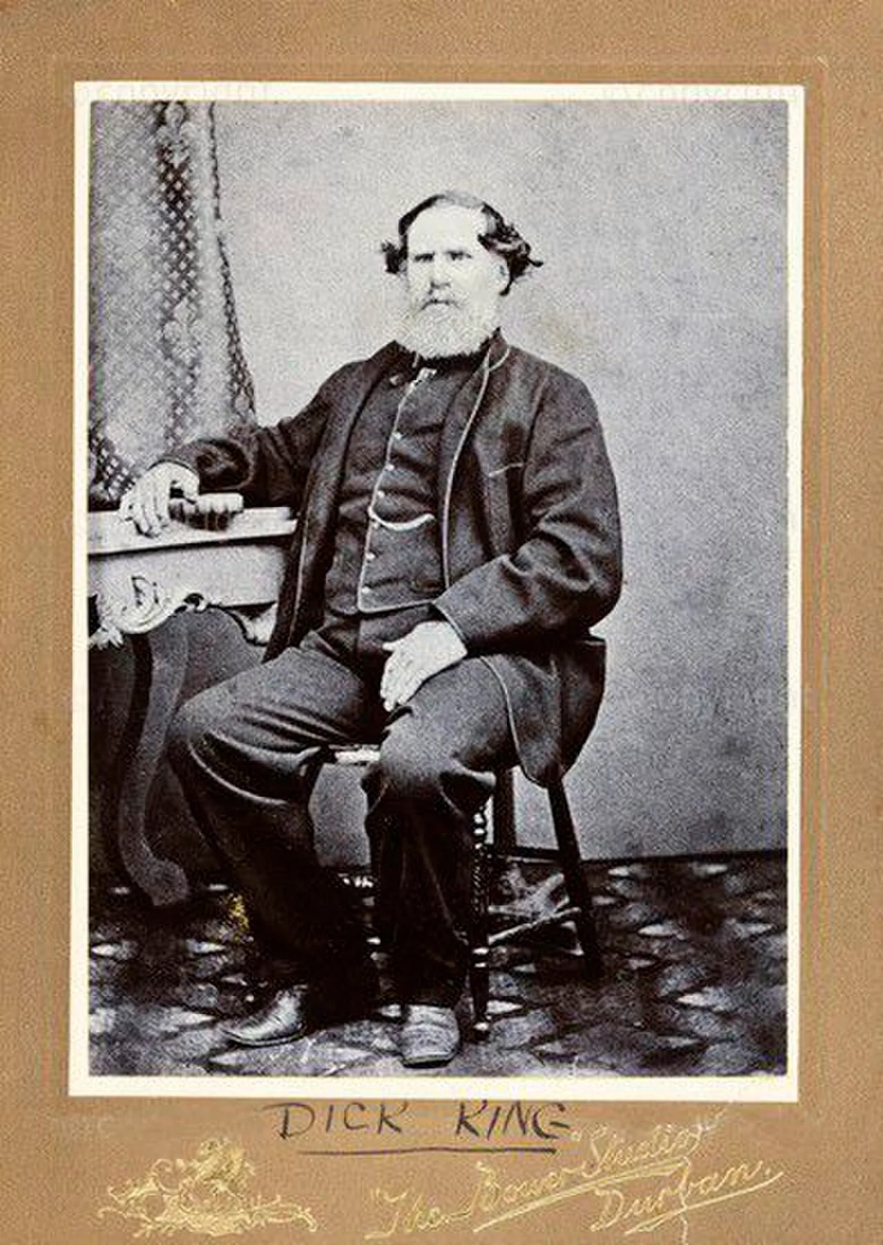 Portrait of Dick King (1811–1871) – memorial page
