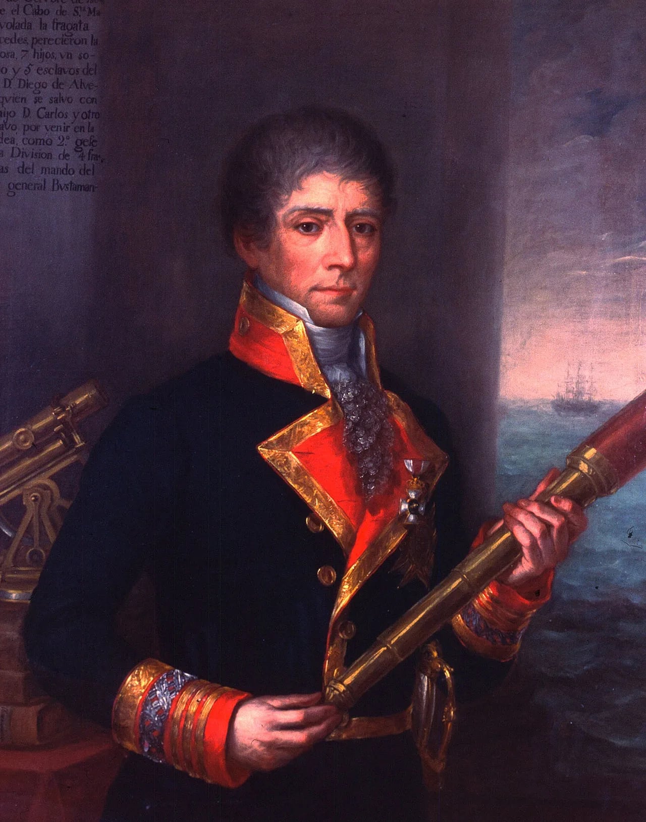 Porträt von Diego de Alvear y Ponce de León (1749–1830) – Gedenkseite