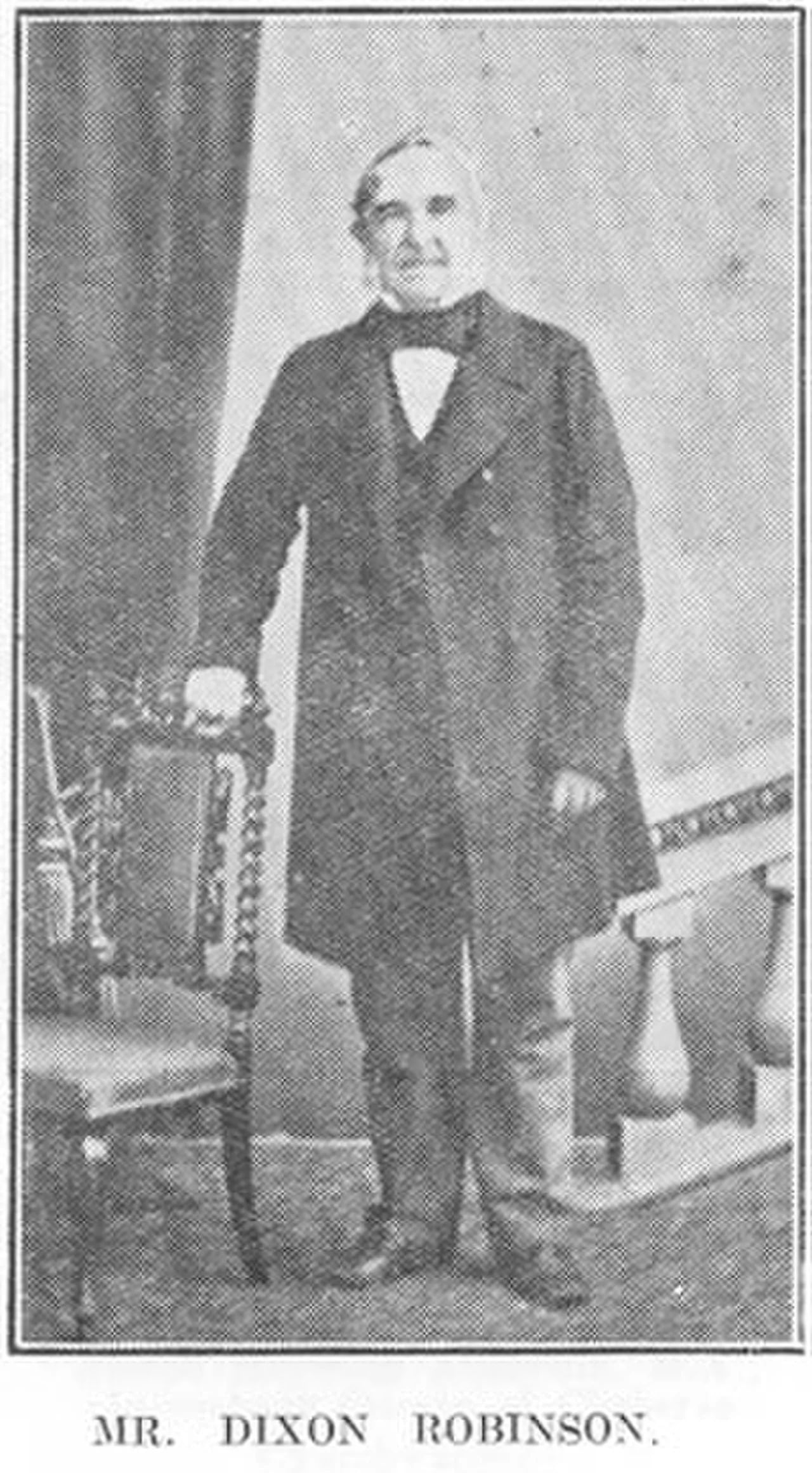 Portrait of Dixon Robinson (1795–1878) – memorial page