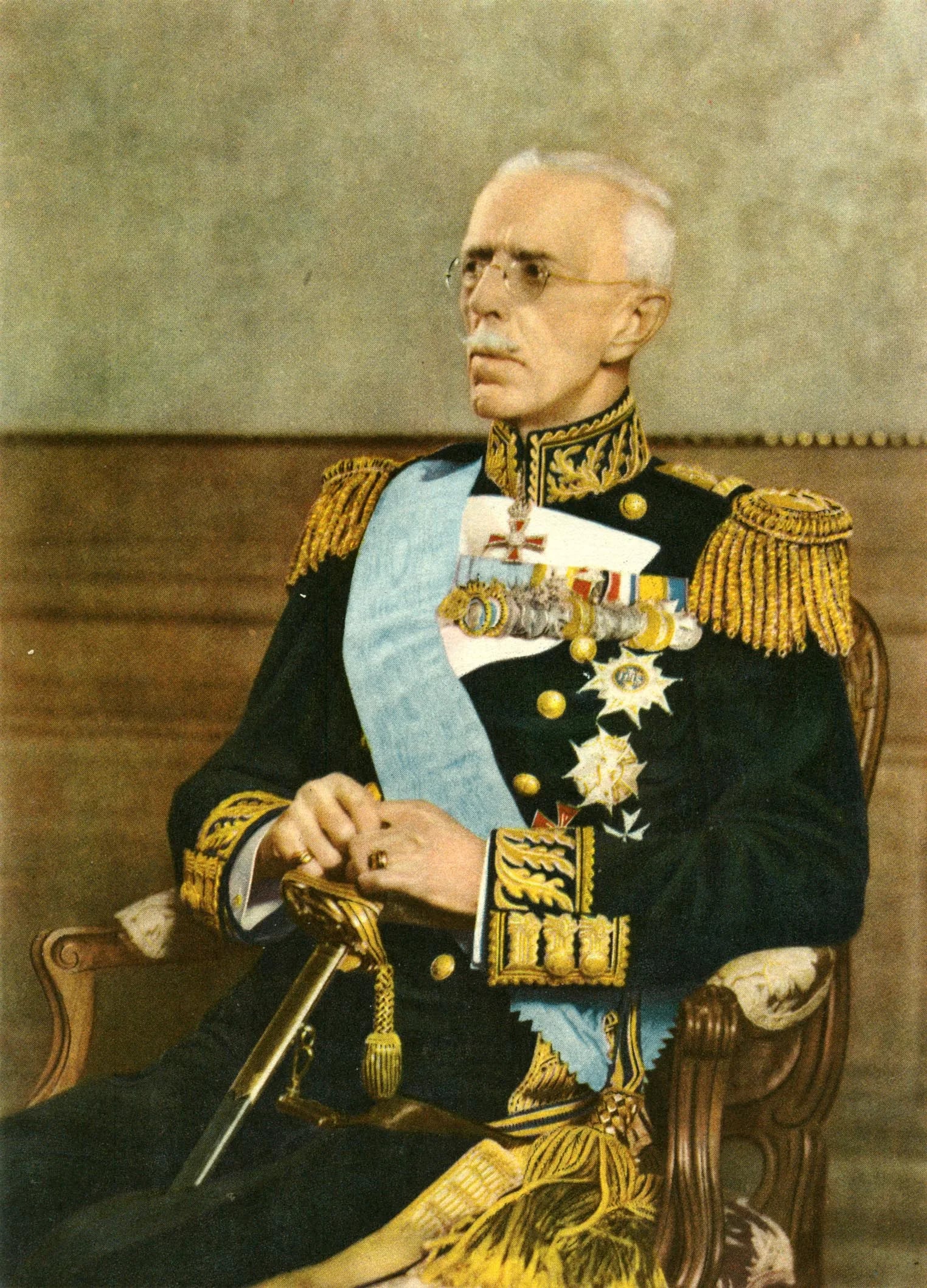 Porträt von Gustav V. (1858–1950) – Gedenkseite