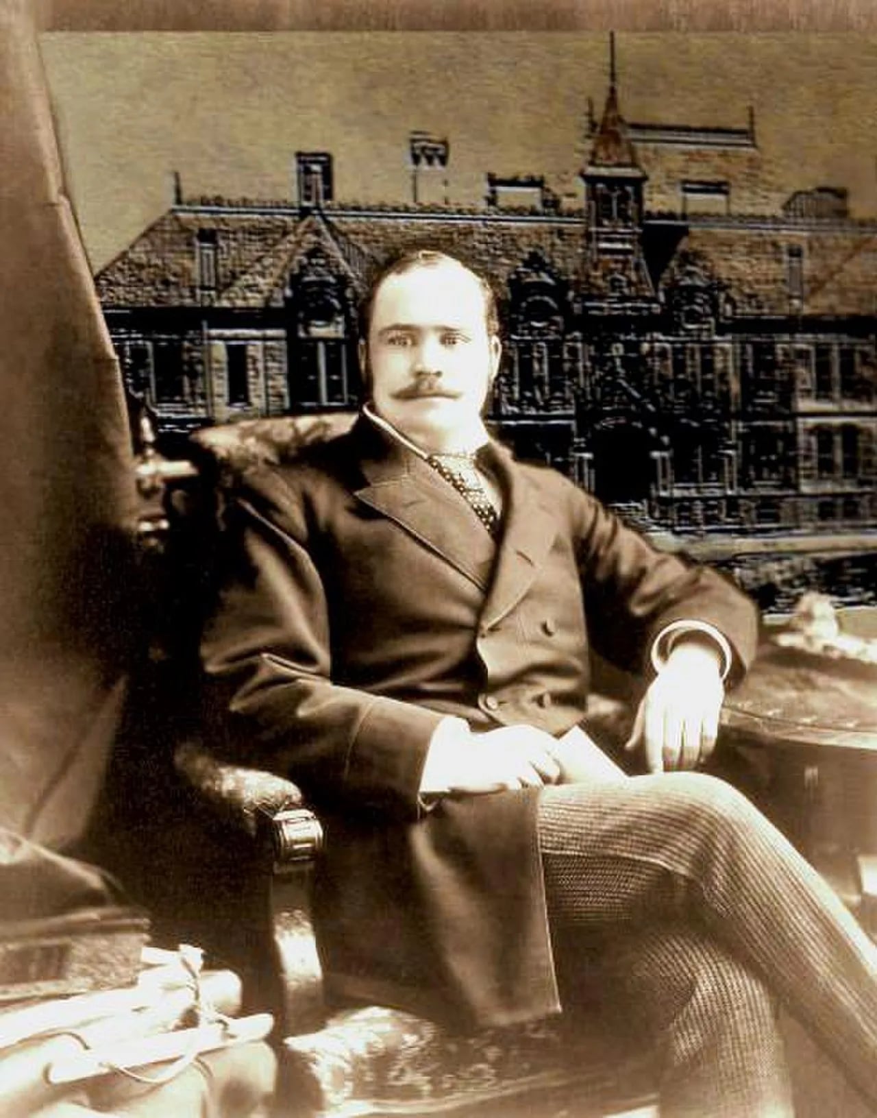 Porträt von Don Carlos Young (1855–1938) – Gedenkseite