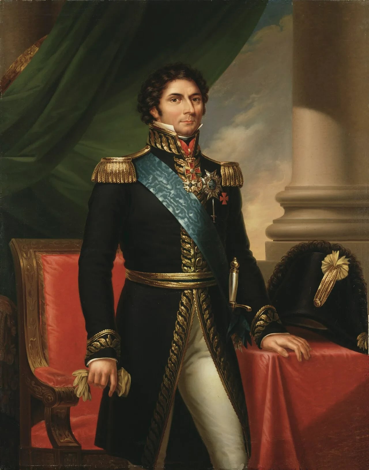 Porträt von Karl XIV. Johann (1763–1844) – Gedenkseite