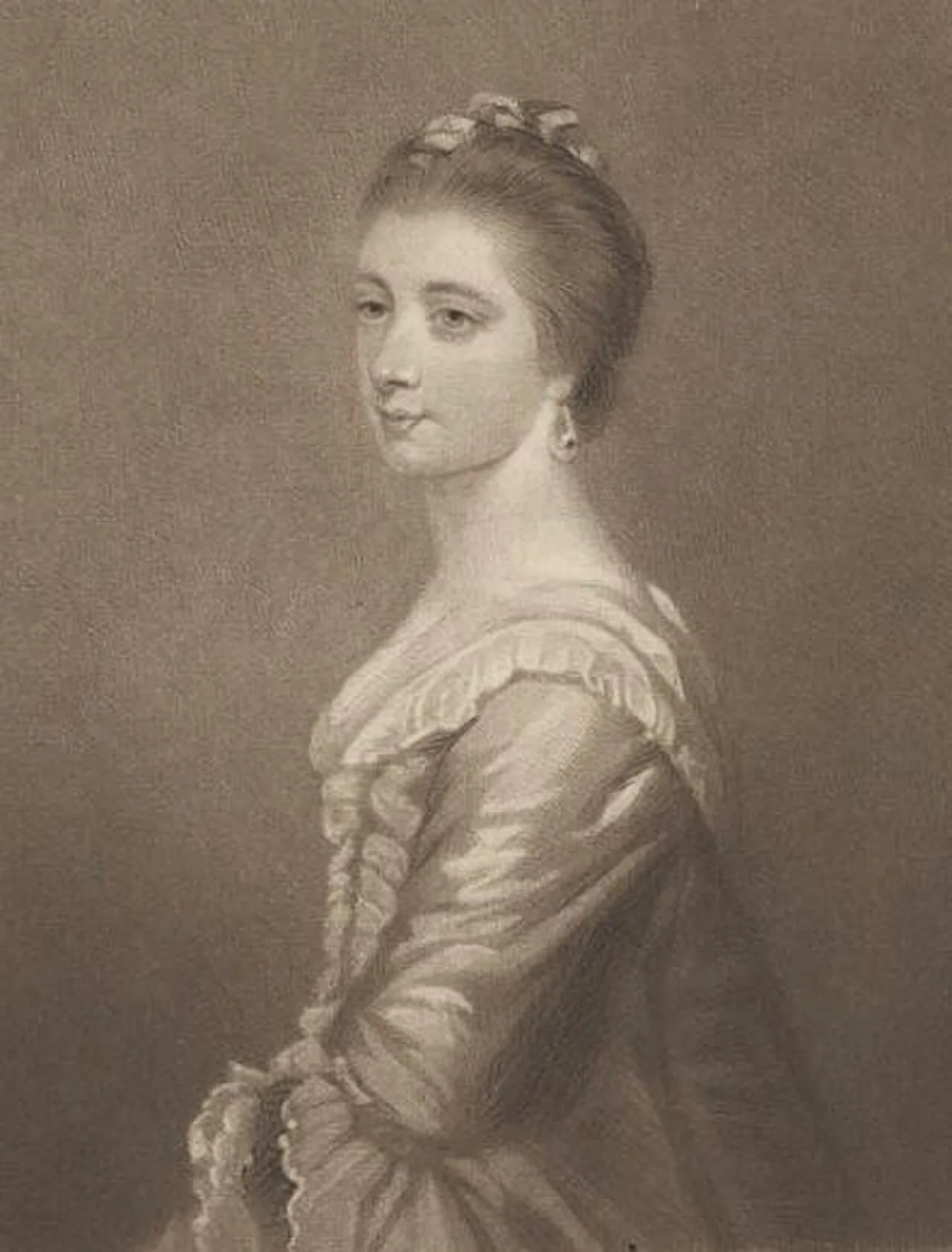 Porträt von Mary Hayley (1728–1808) – Gedenkseite