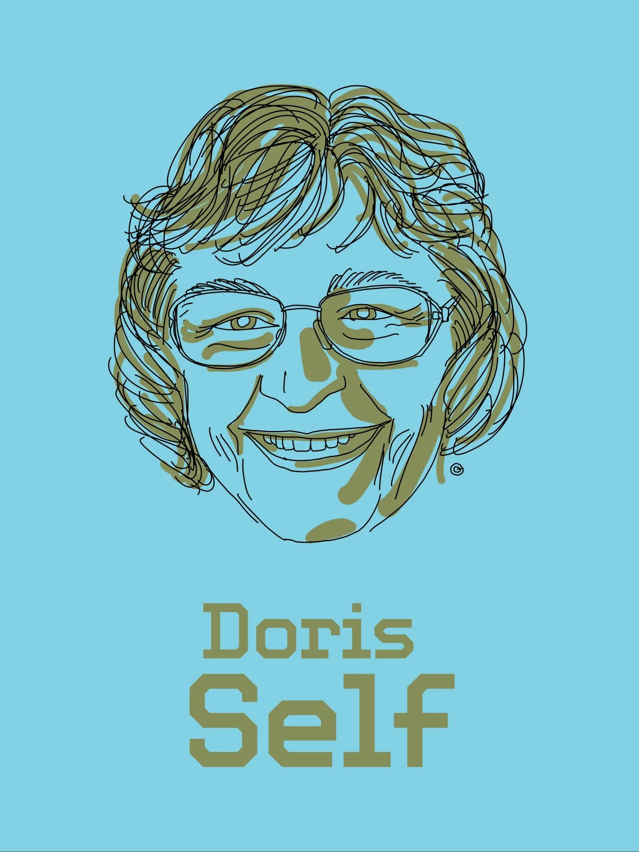 Portrait of Doris Self (1925–2006) – memorial page