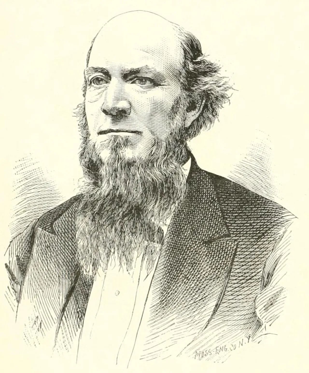 Porträt von C. E. Crane (1827–1898) – Gedenkseite