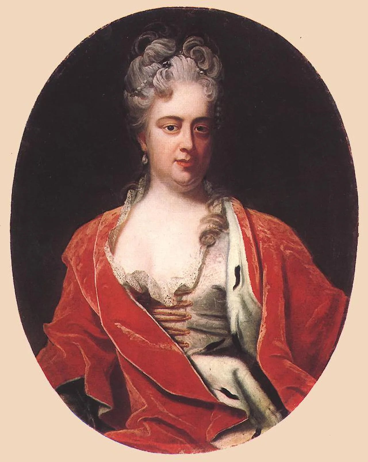 Porträt von Charlotte Amalie von Hessen-Wanfried (1679–1722) – Gedenkseite