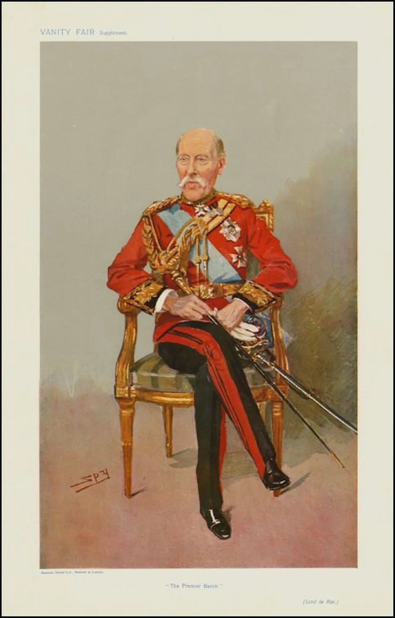 Portrait of Dudley FitzGerald-de Ros, 23rd Baron de Ros (1827–1907) – memorial page
