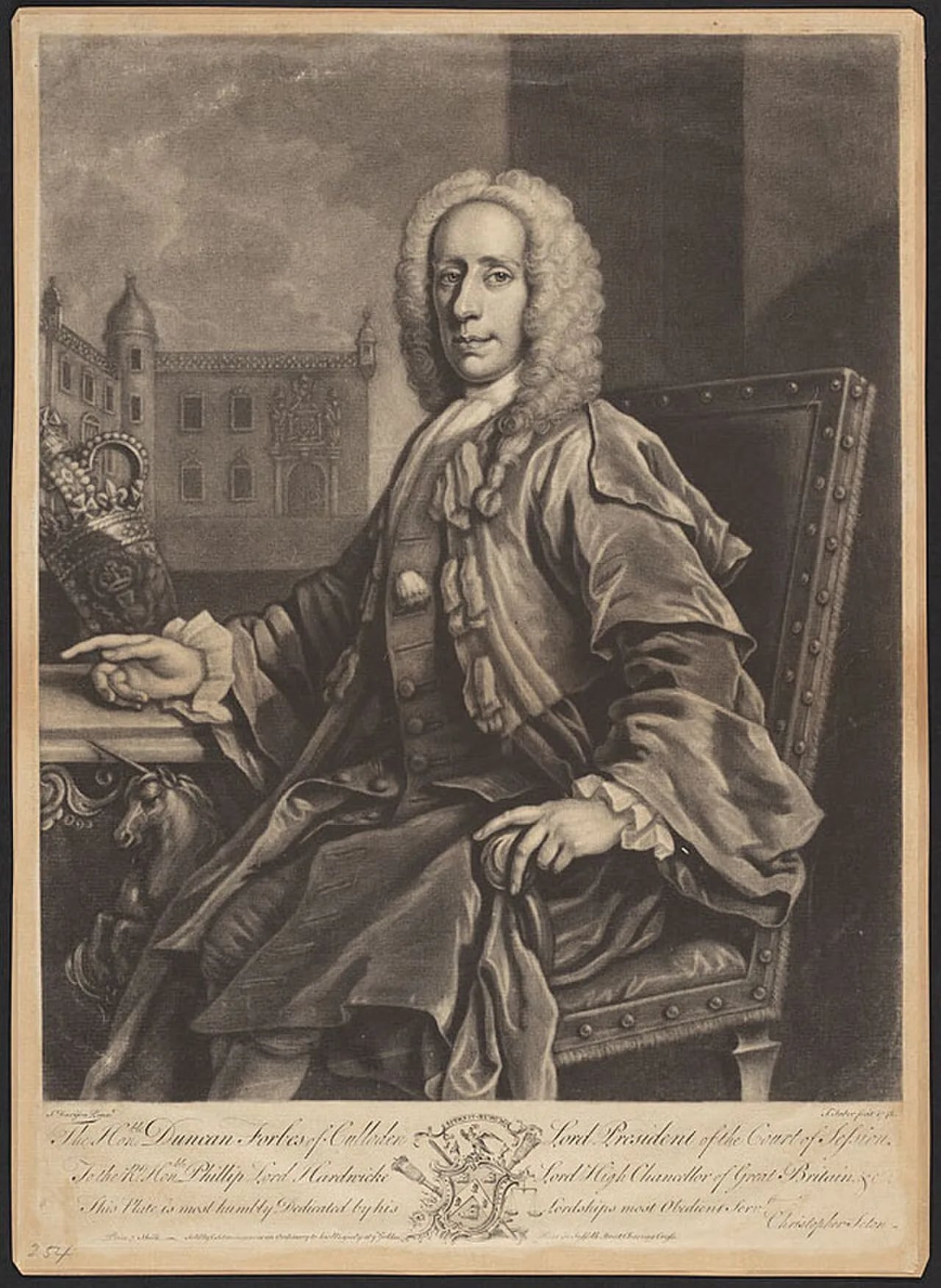 Porträt von Duncan Forbes (1685–1747) – Gedenkseite