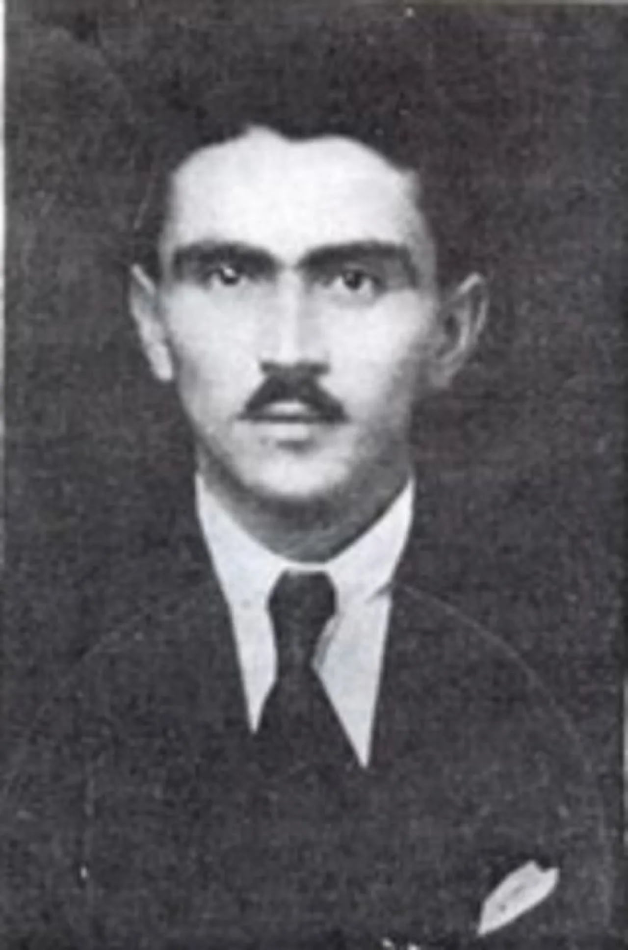 Porträt von Dušan Vasiljev (1900–1924) – Gedenkseite