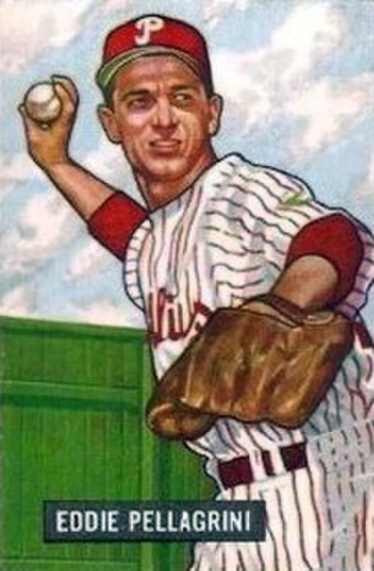 Portrait of Eddie Pellagrini (1918–2006) – memorial page