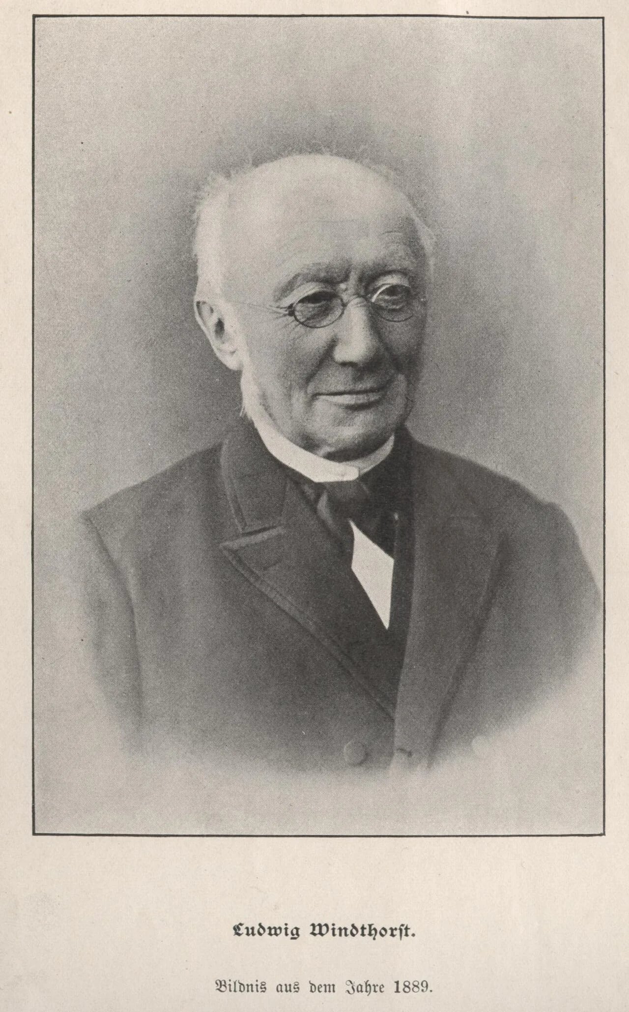 Porträt von Ludwig Windthorst (1812–1891) – Gedenkseite