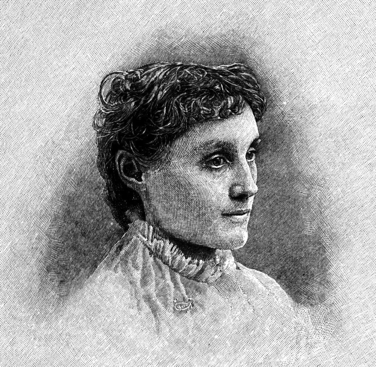 Portrait of Edith M. Thomas (1854–1925) – memorial page