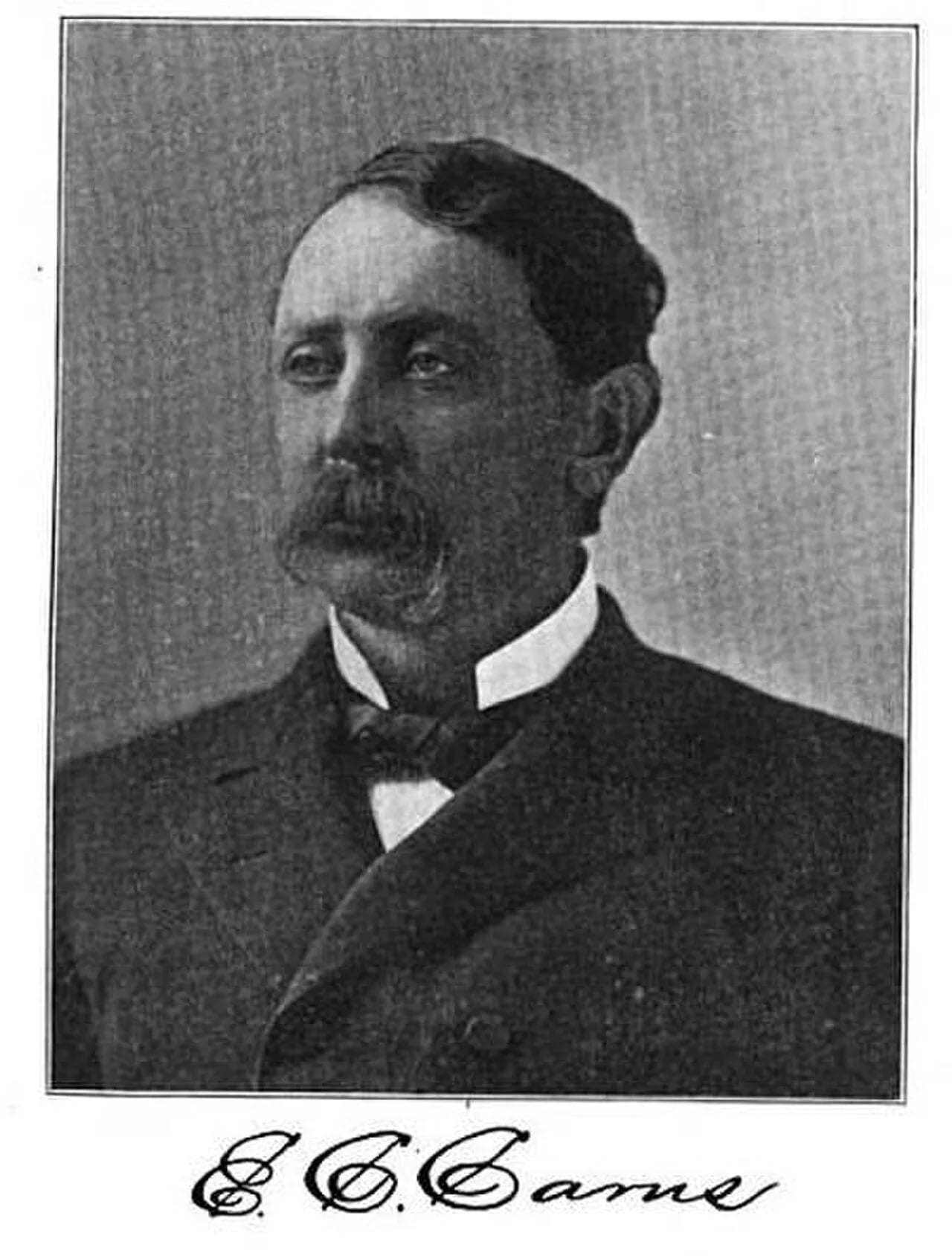 Portrait of Edmund C. Carns (1844–1895) – memorial page