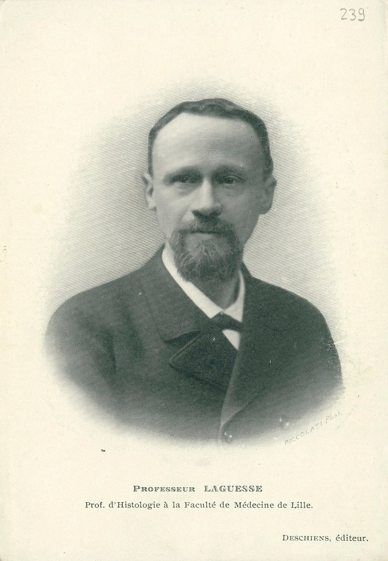 Portrait of Édouard Laguesse (1861–1927) – memorial page